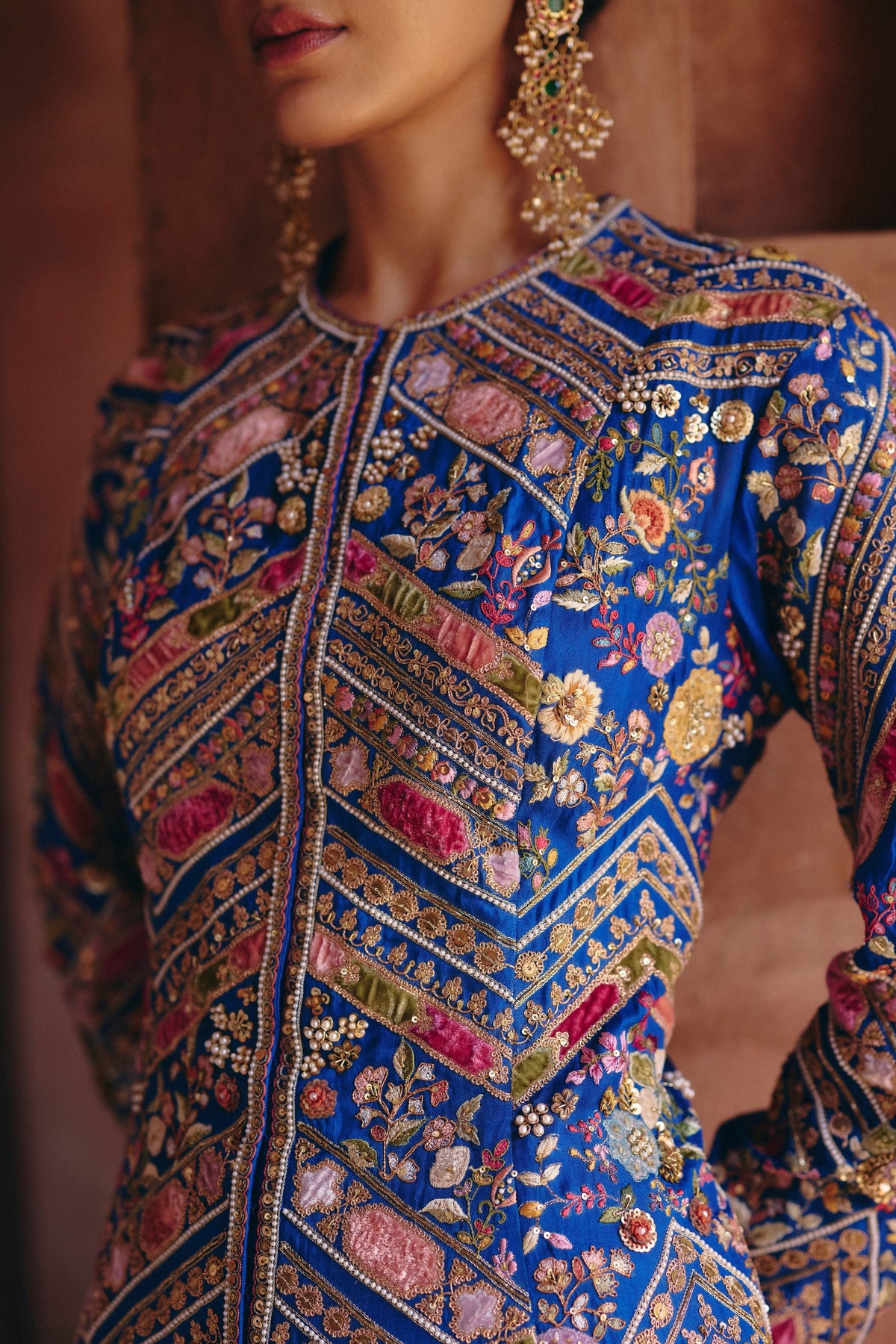 Aari Jacket Kalidar Set