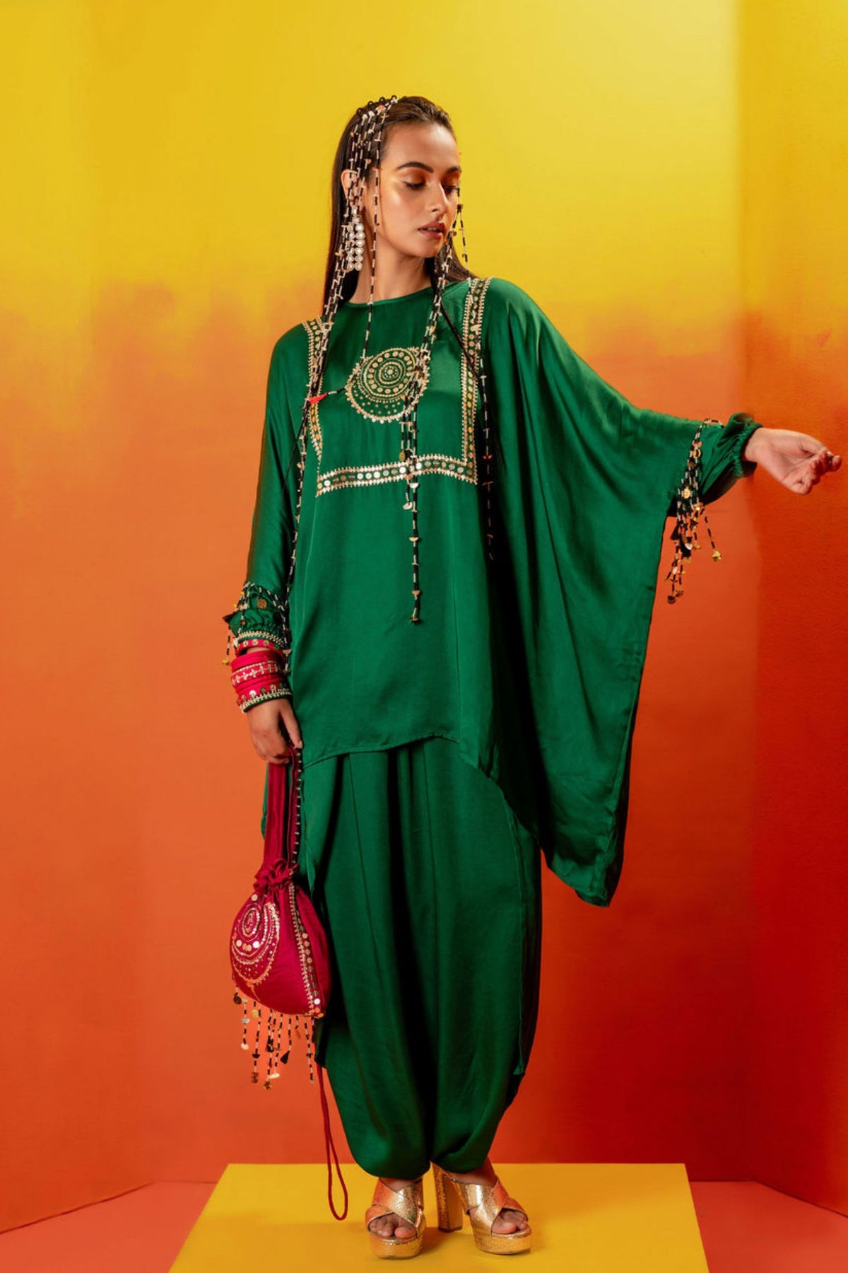 Vani Green Tunic