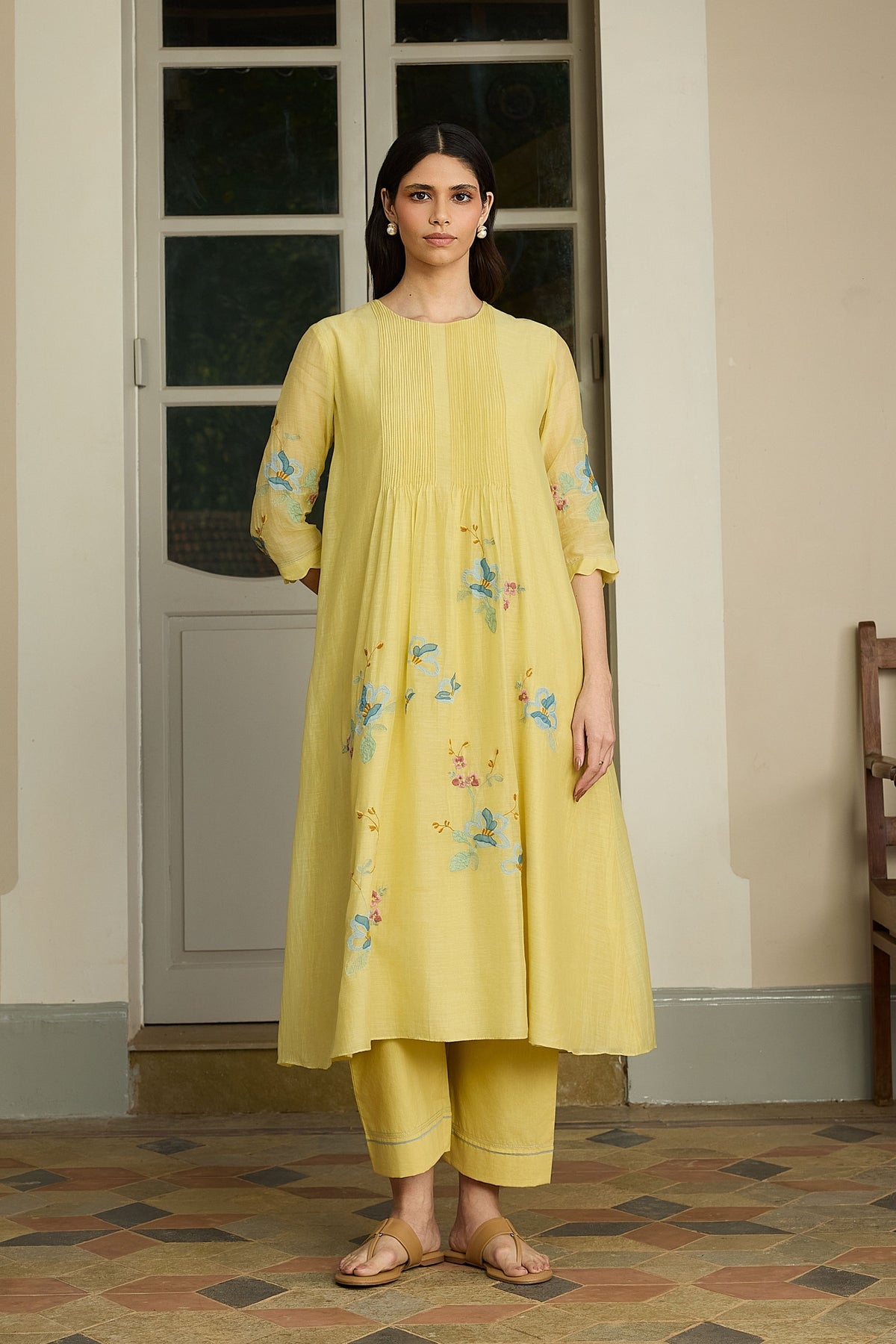 Lemon Applique Tunic Set