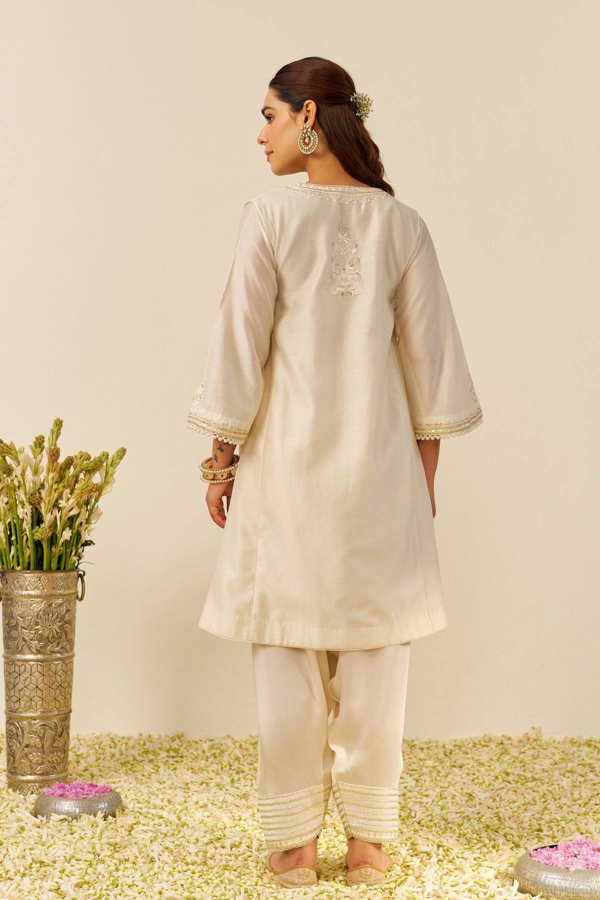 Aiza Short Kurta With Salwar
