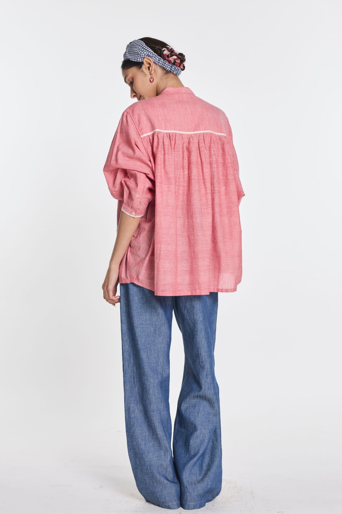 Scabiosa Embroidered Shirt