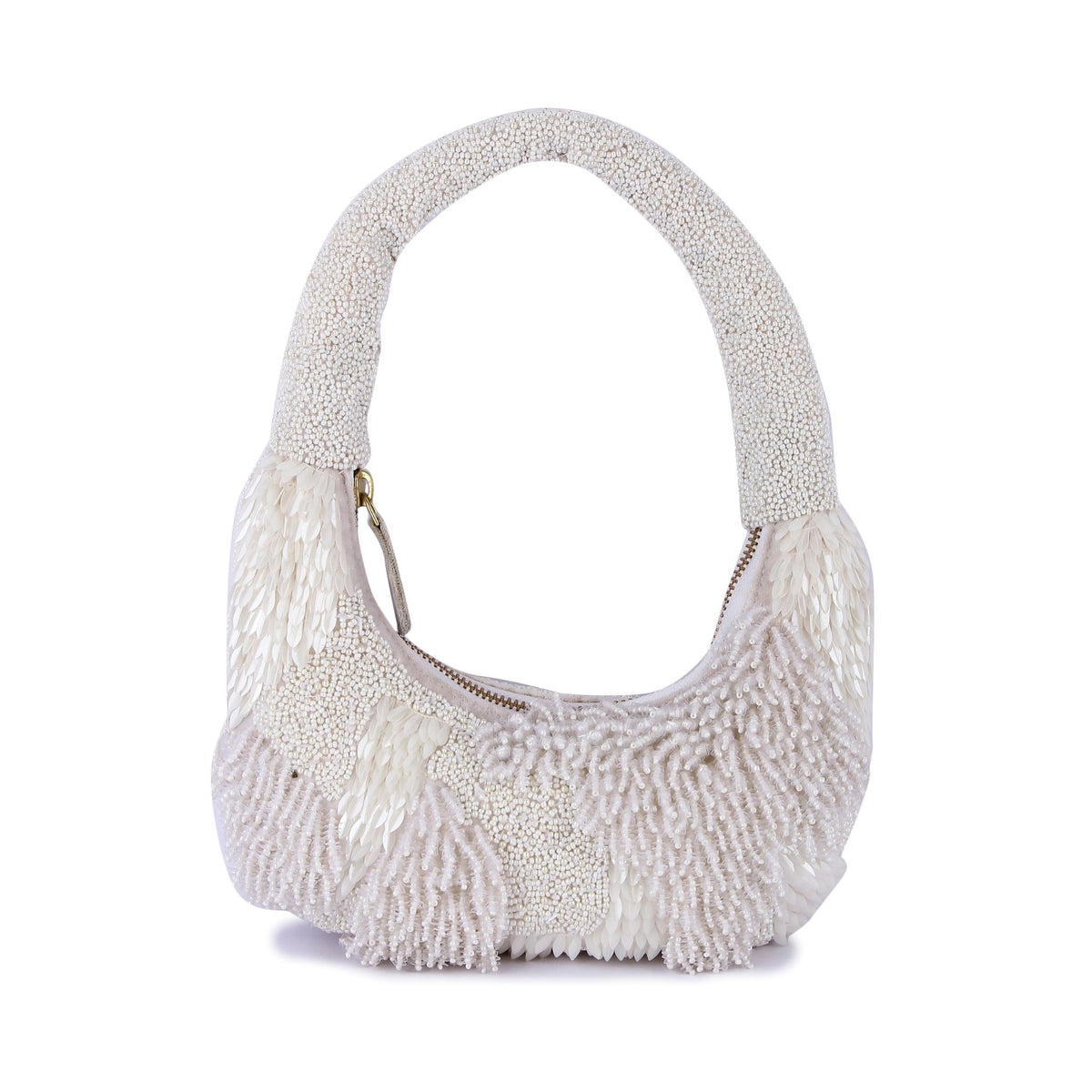 White Indo-western Purse