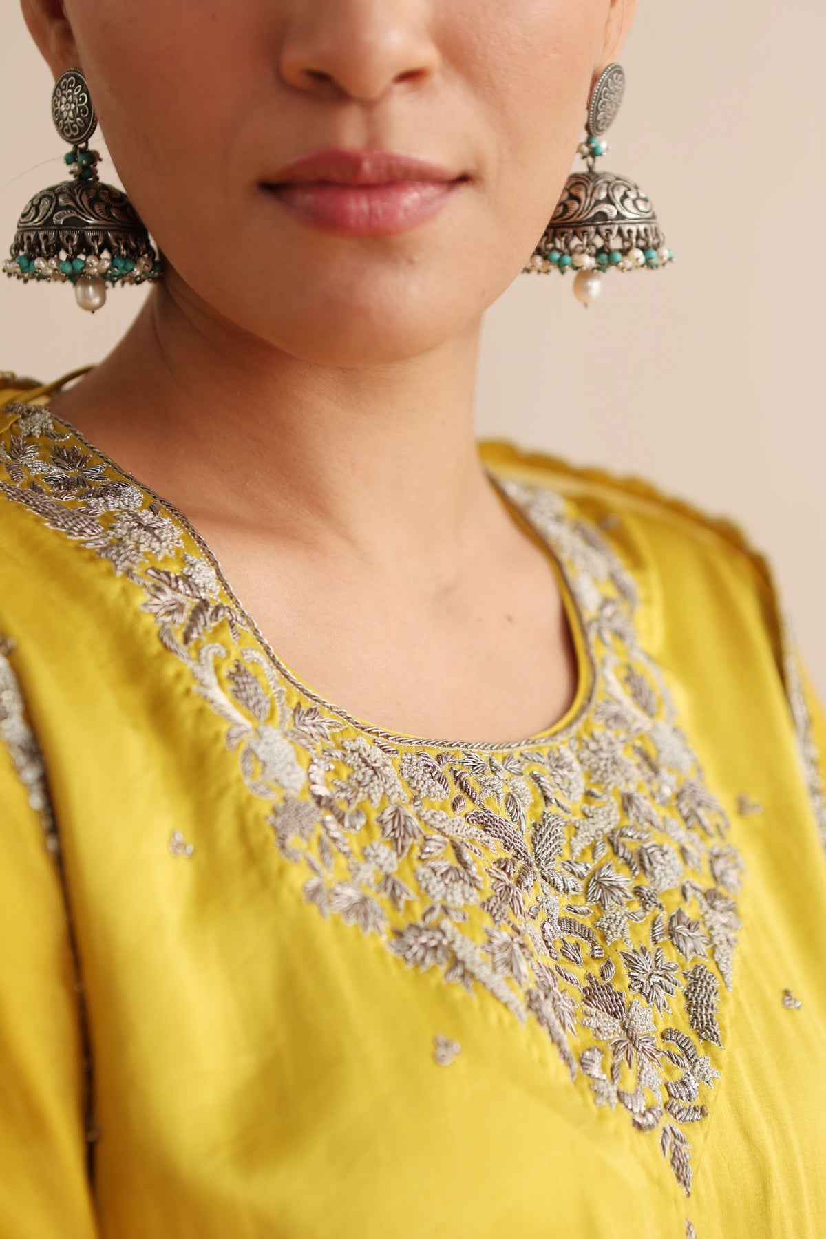 Lime Yellow Kurta Set