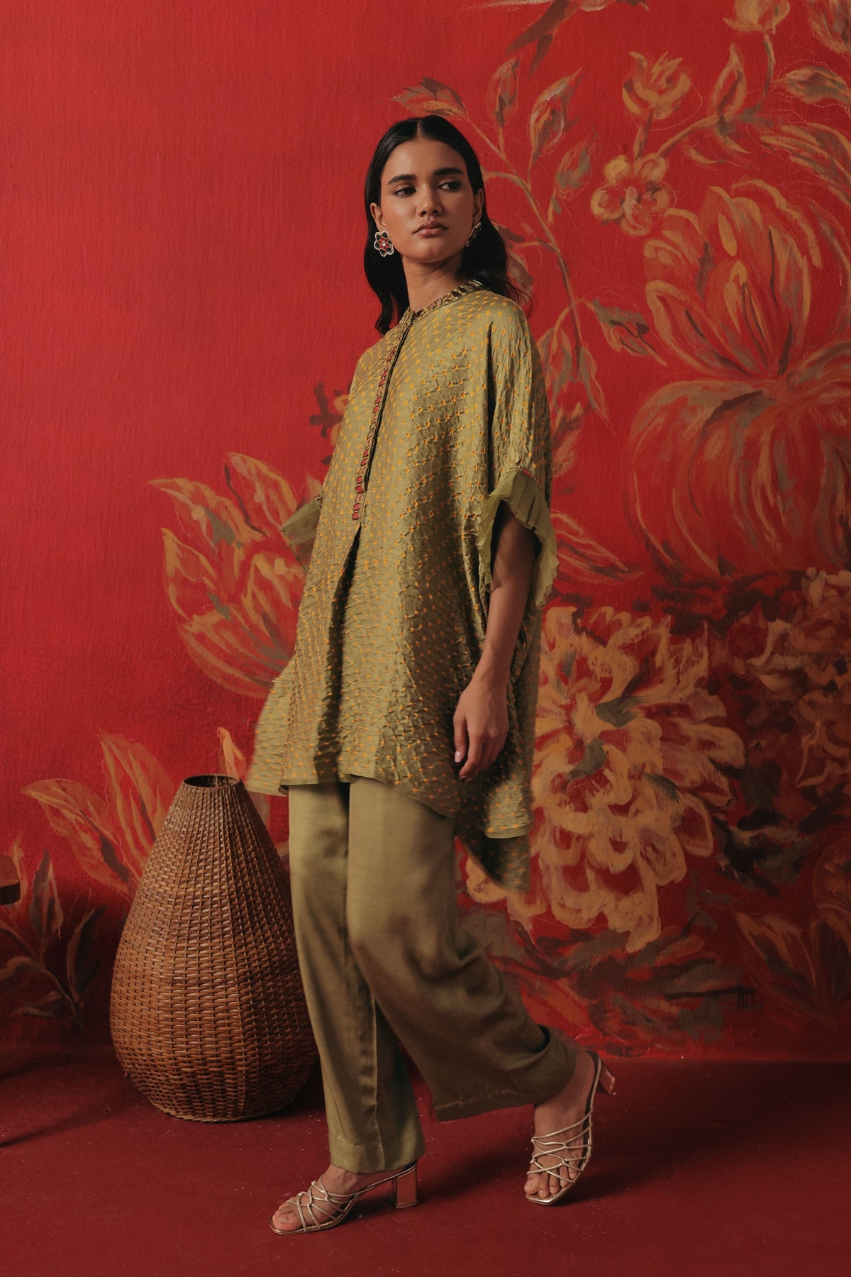 Oversize Hi Low Tunic Set