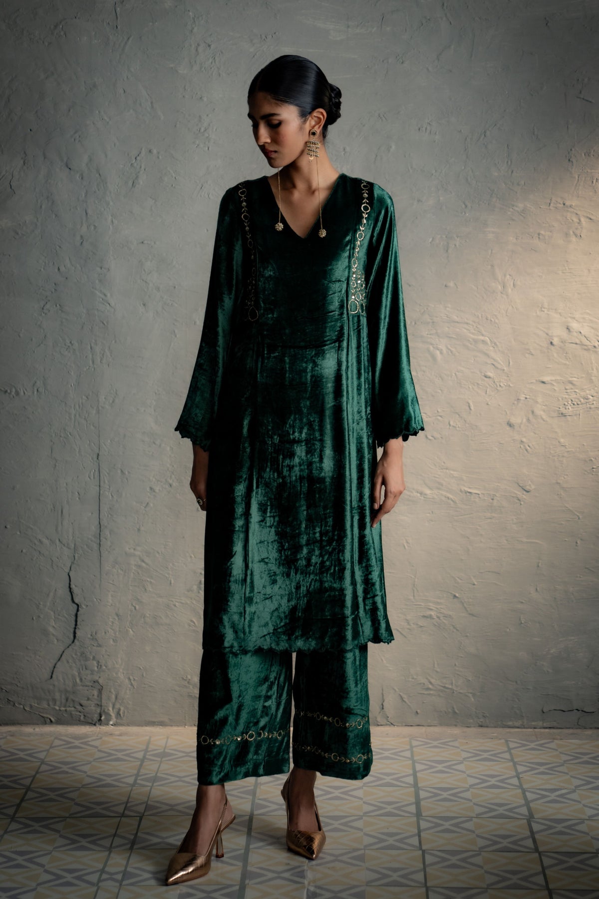 Maaya Green Kurta Set
