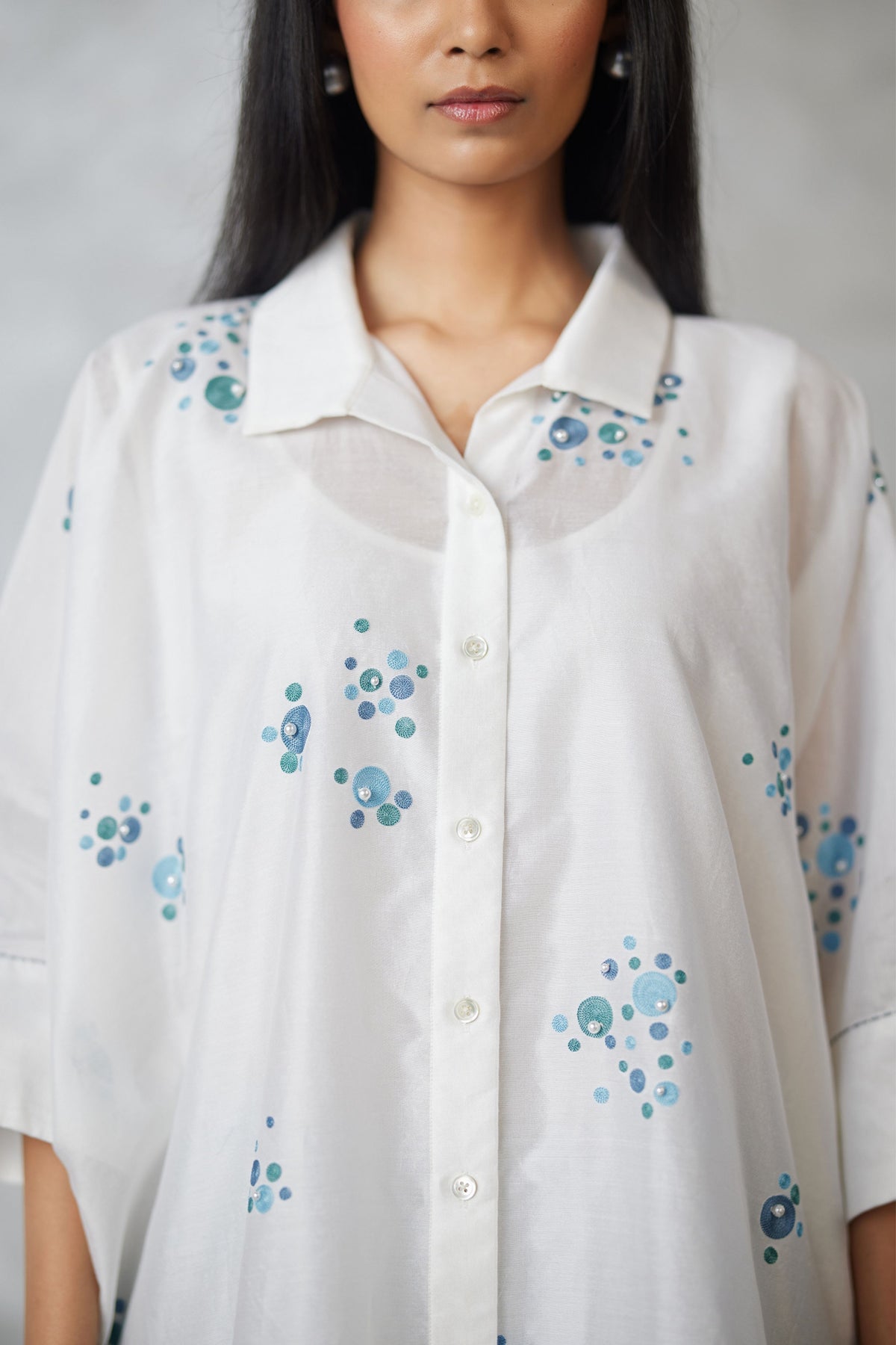 Ivory Shirt With Slip