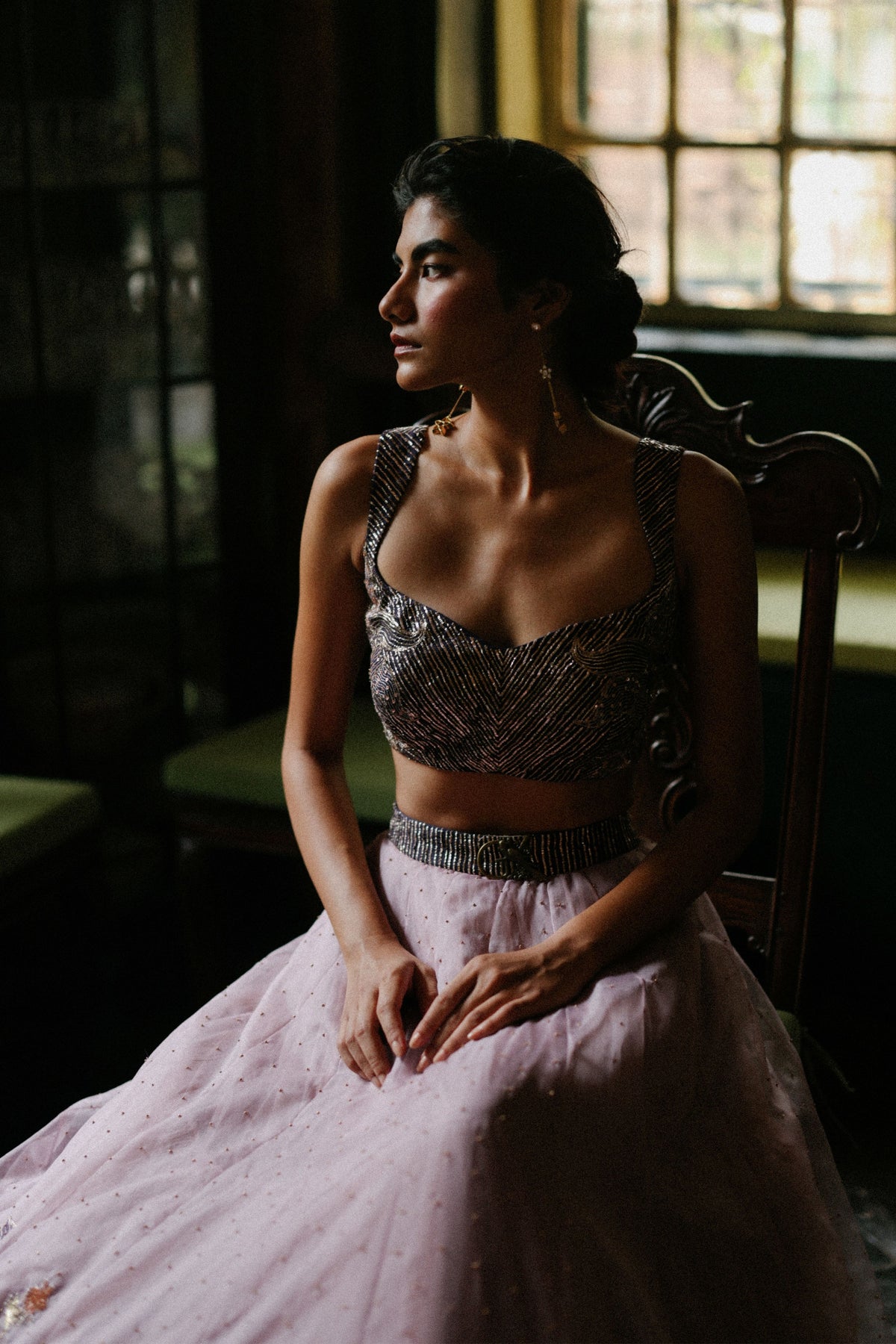 Rosa Patchwork Lehenga Set