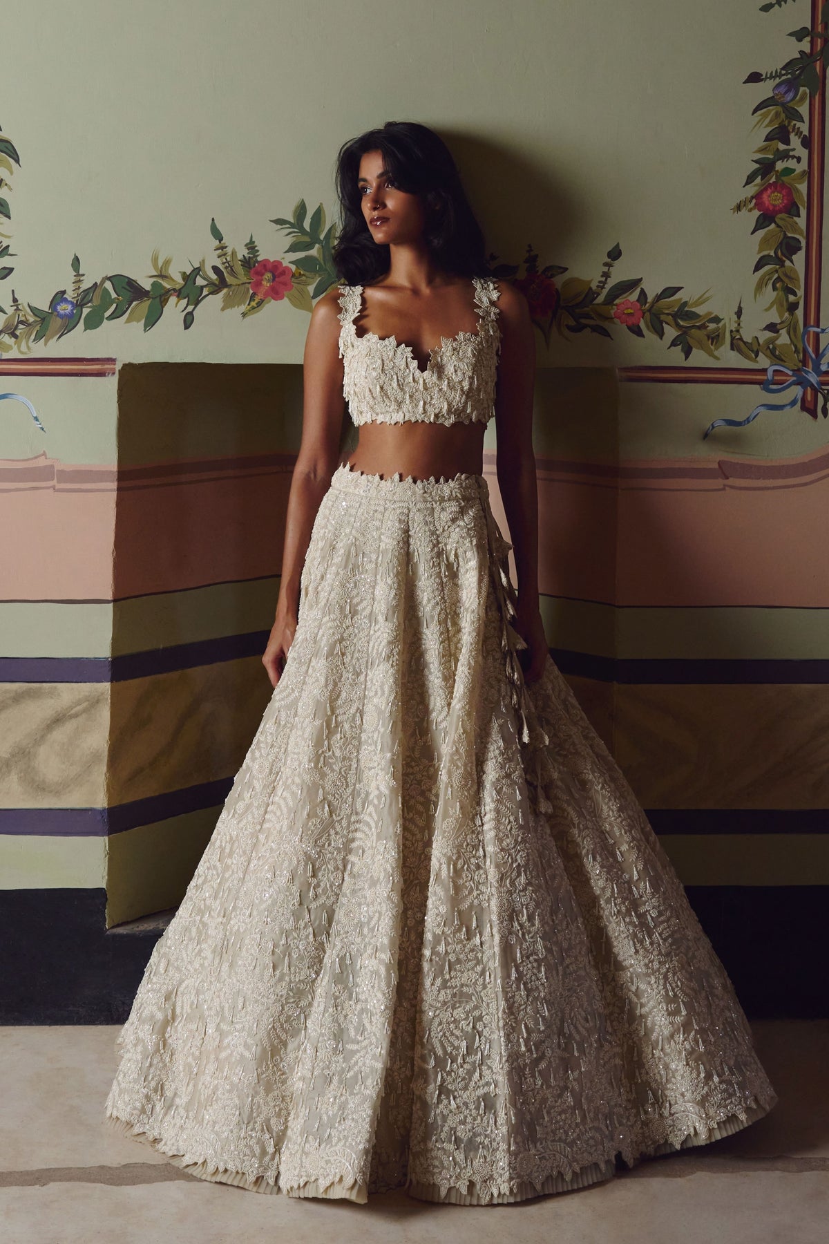 Ivory Athena Lehenga Set