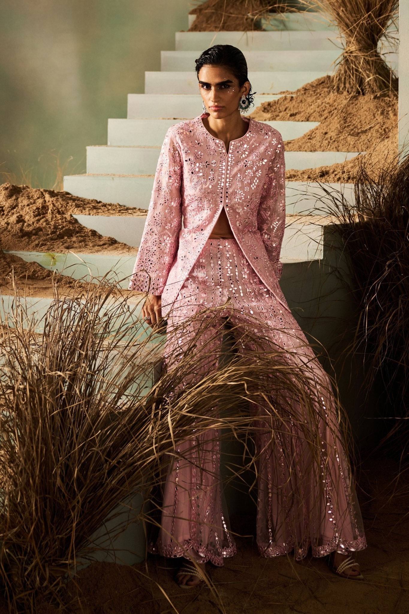 Celeste Jacket Set - Rococo - Elahe