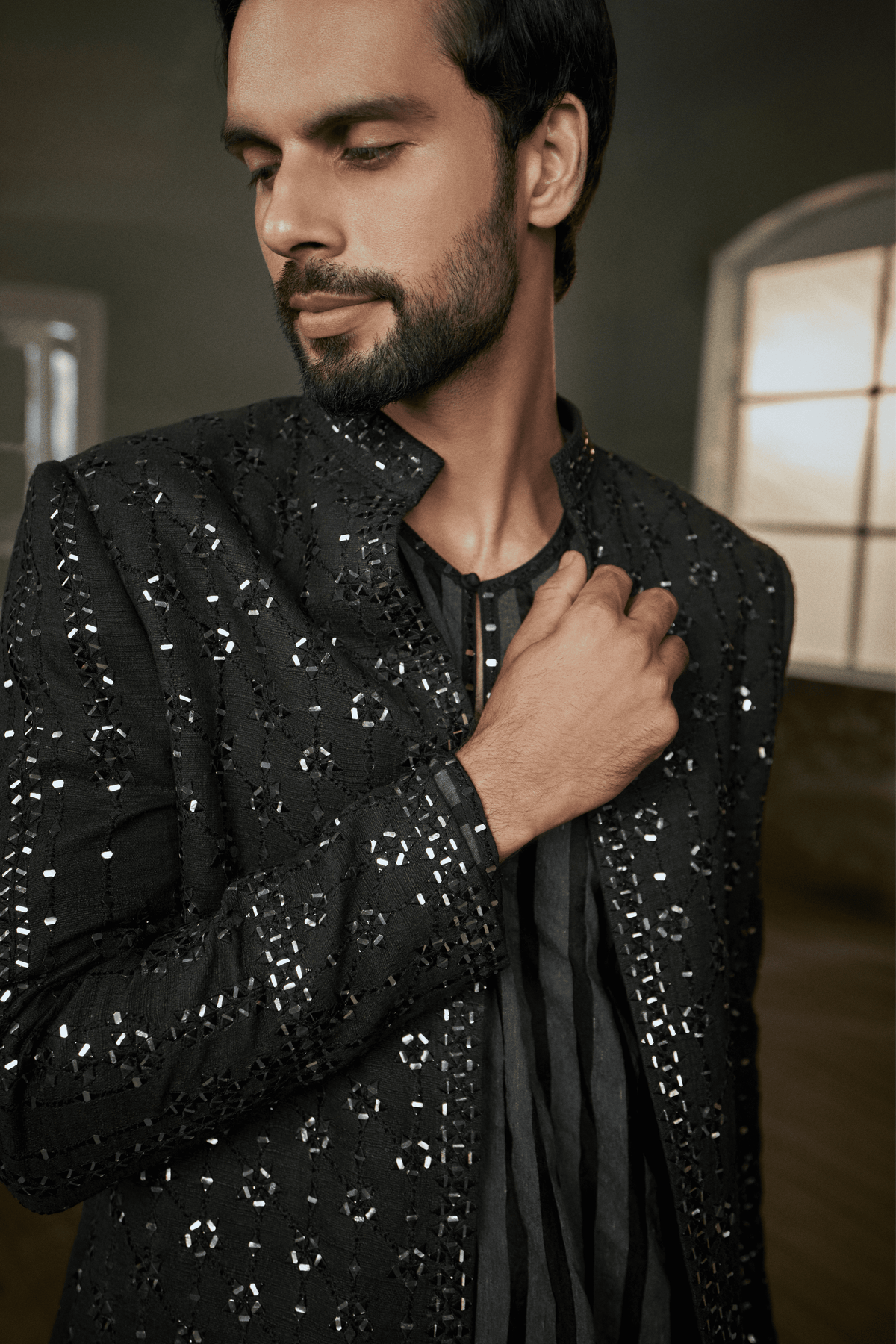 Jacket Kurta Set Set
