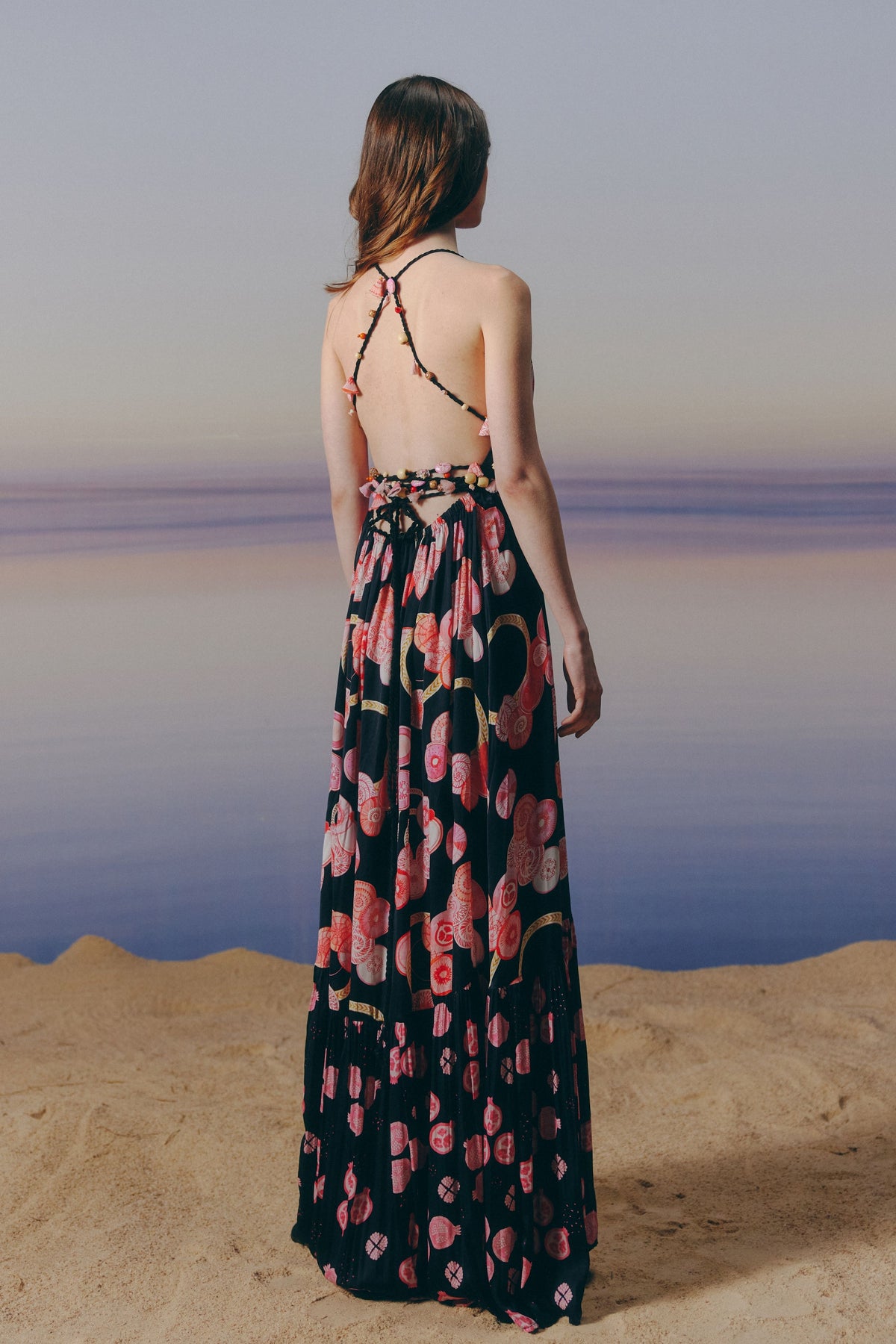 Pomegranate  Maxi Dress