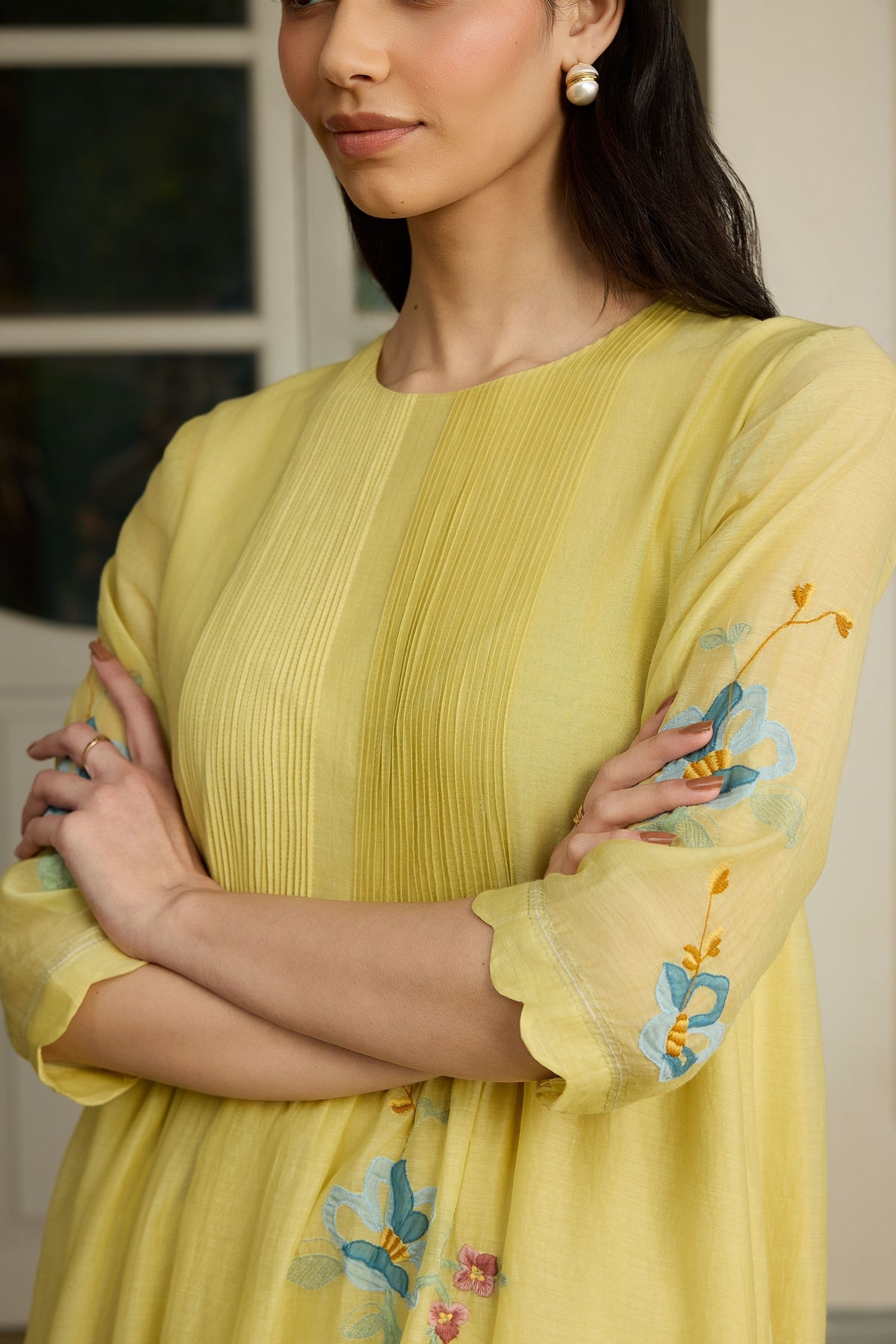 Lemon Applique Tunic Set