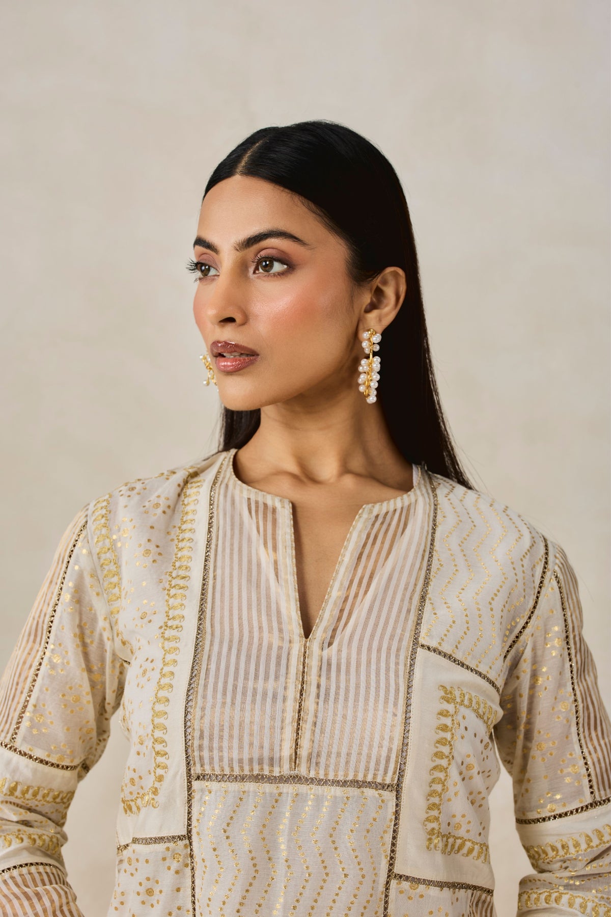 Chanderi Kurta Salwar Set