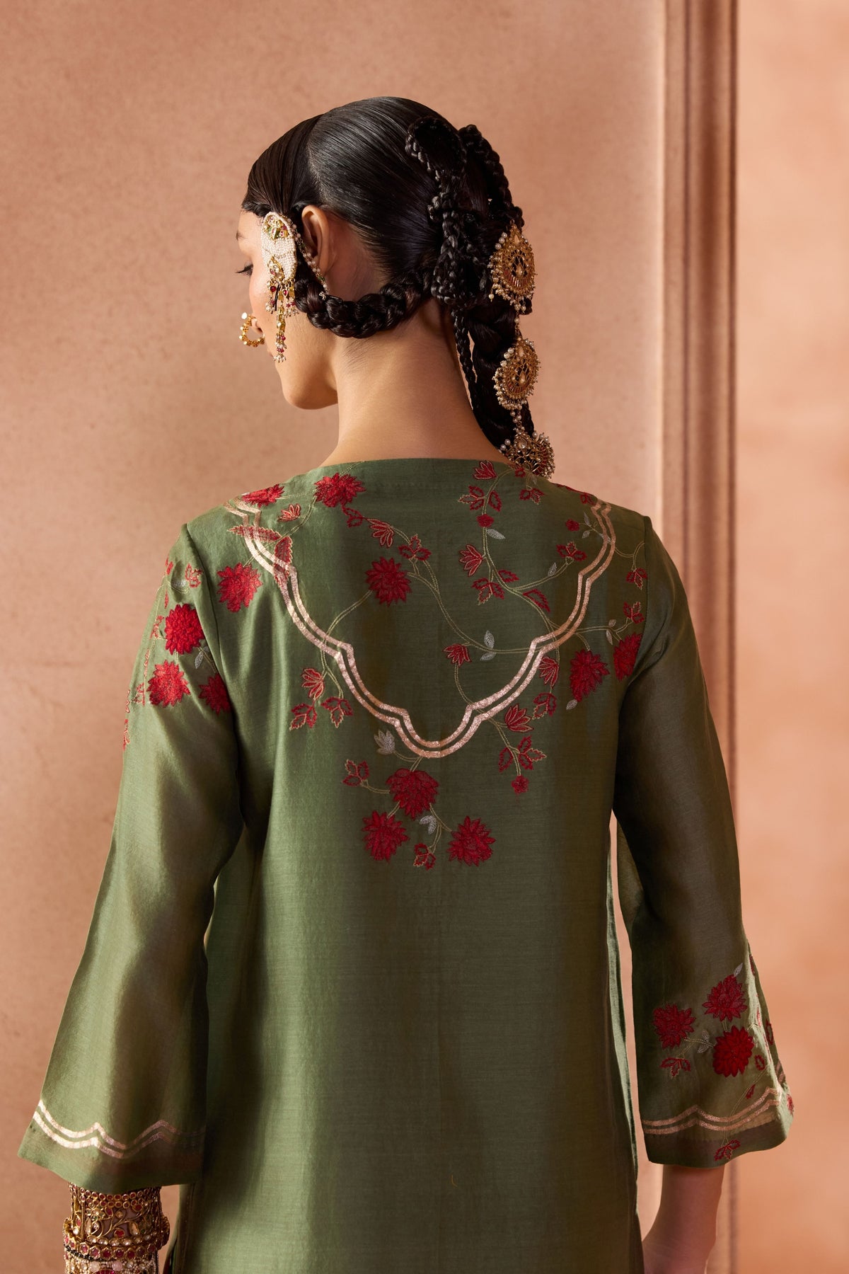 Green Kurta Set