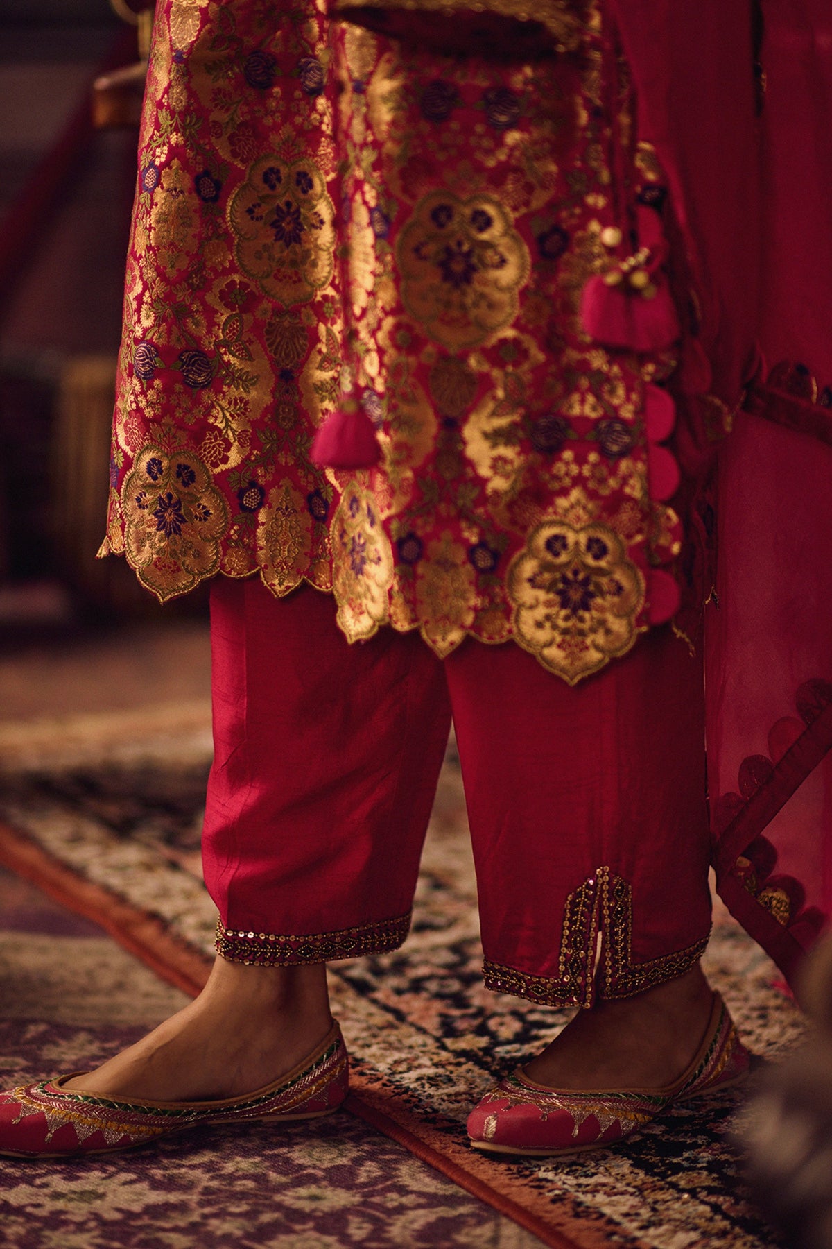 Rani Kheem Khaab Kurta Set