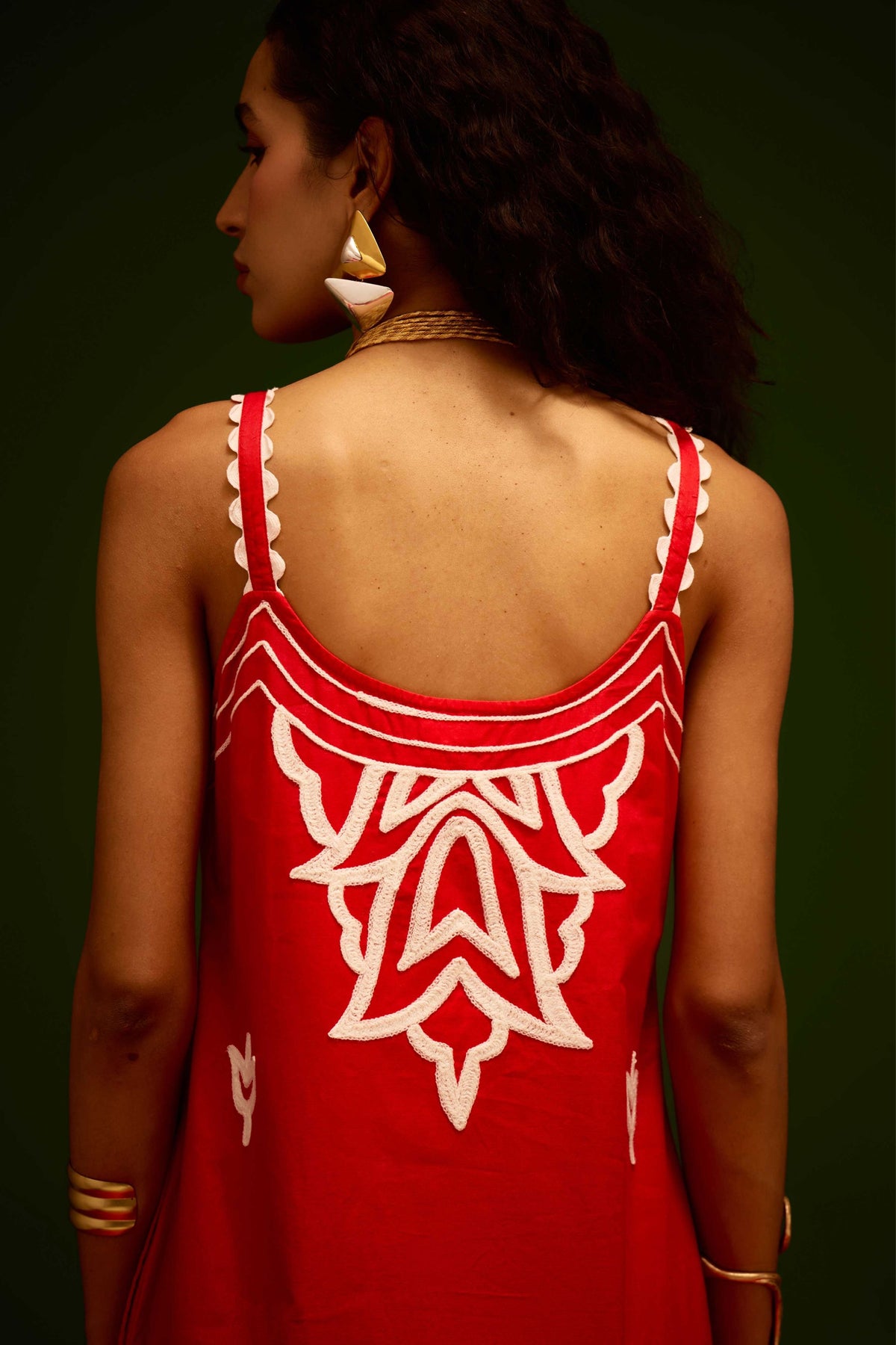 Scarlet Strappy Dress