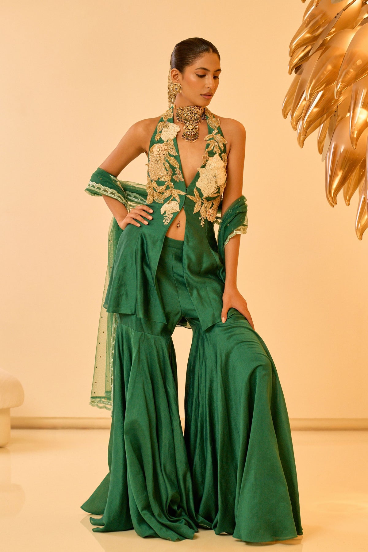 Verdant Sharara Set