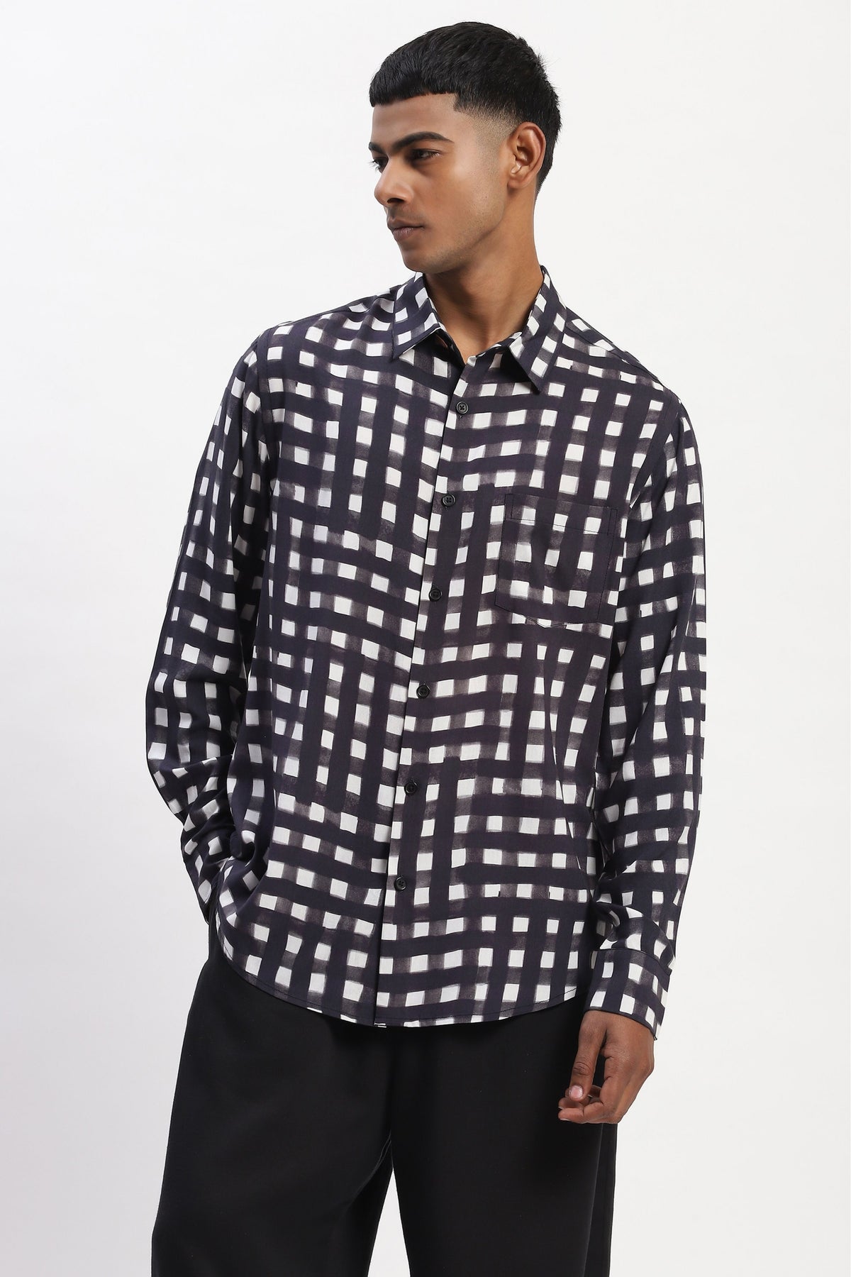 Watercolour Checks Shirt