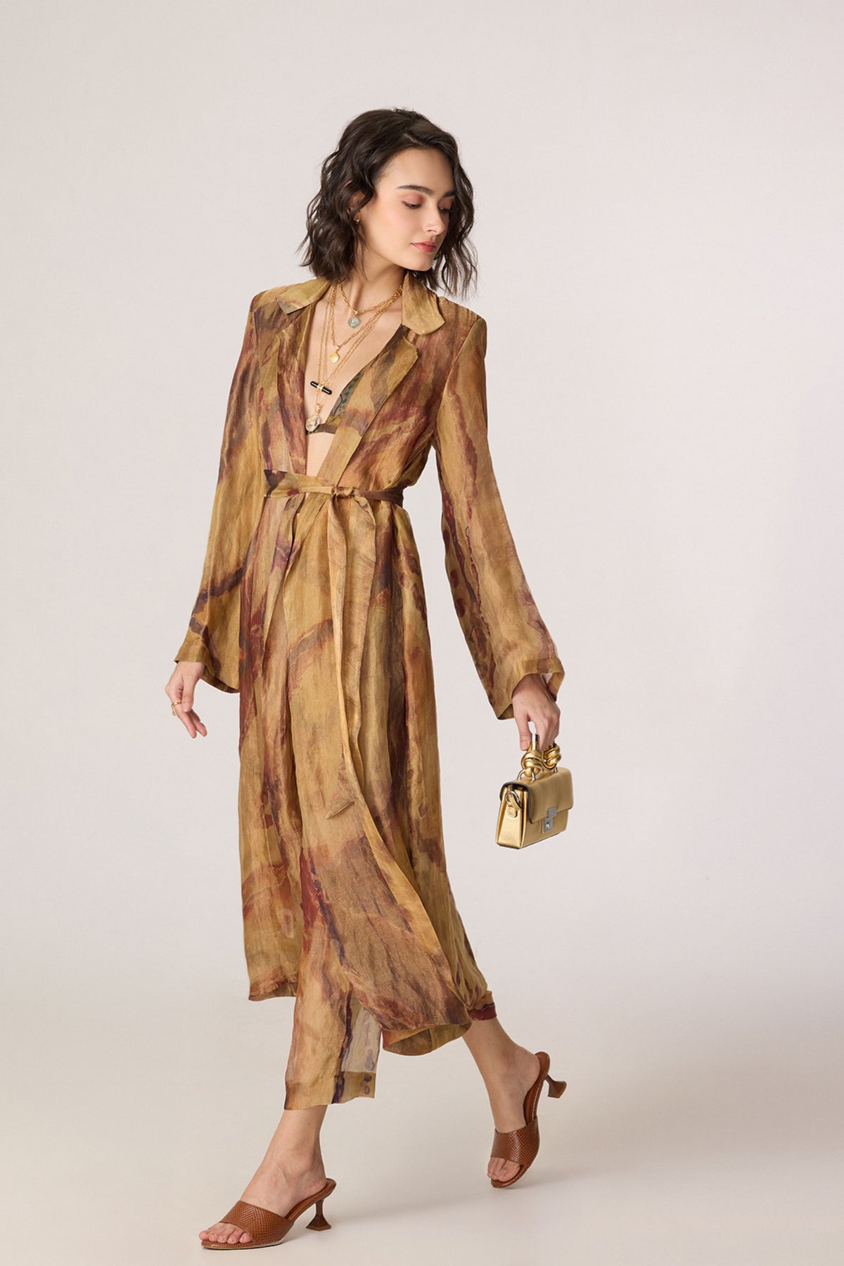 Vellora Trousers & Belena Trench Set