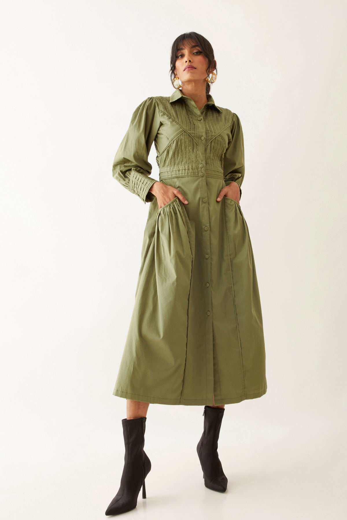 Noah Sage Dress