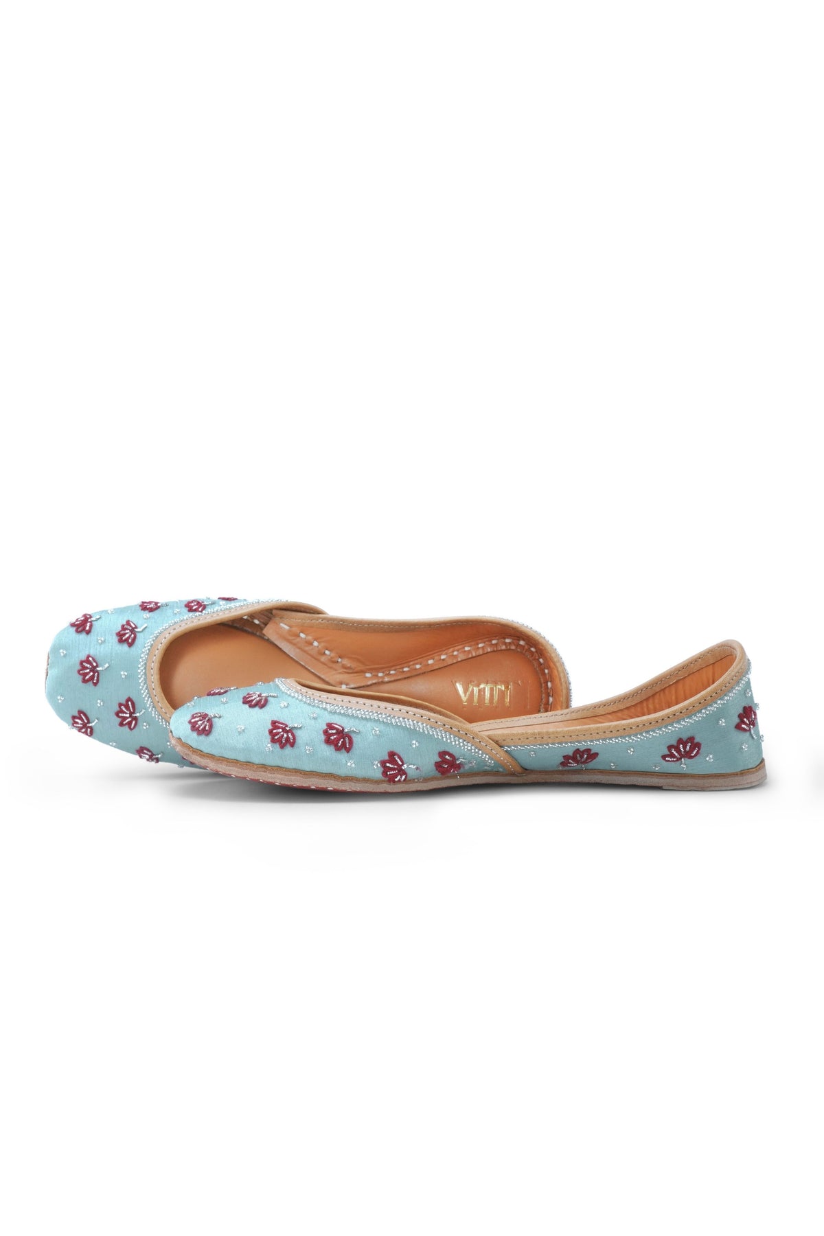 Noor Light Sea Green Juttis