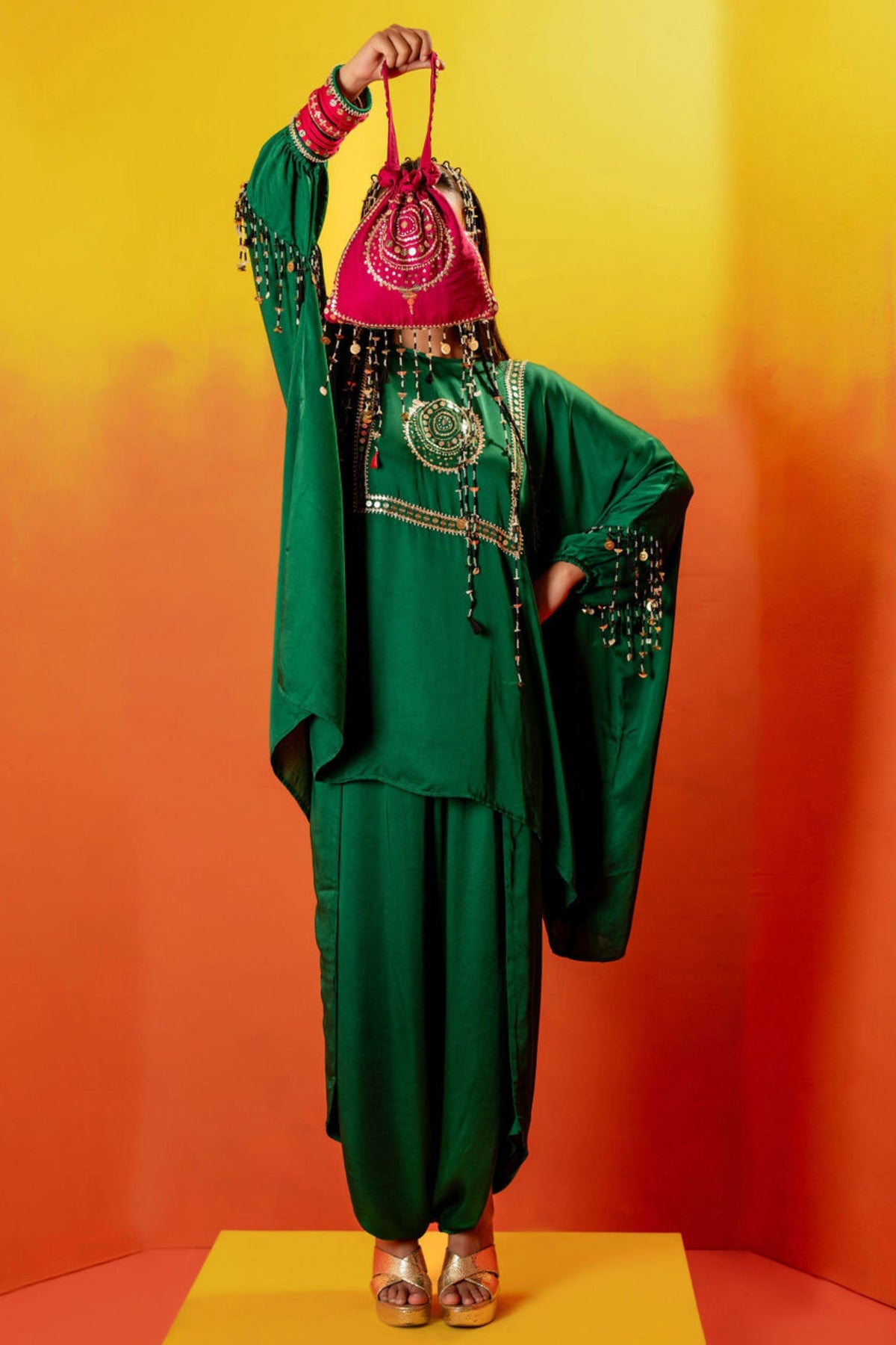 Vani Green Tunic