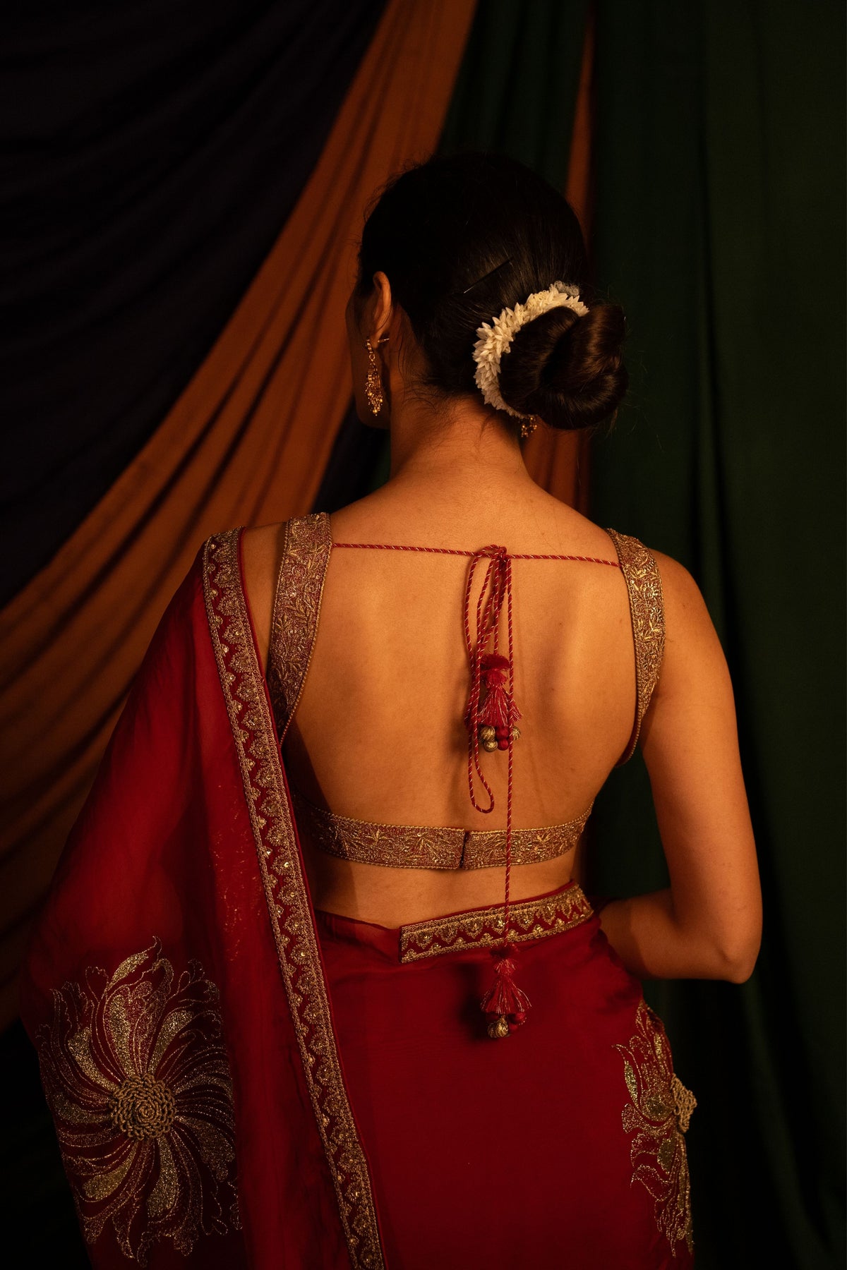 Rakt Prabha Saree Set