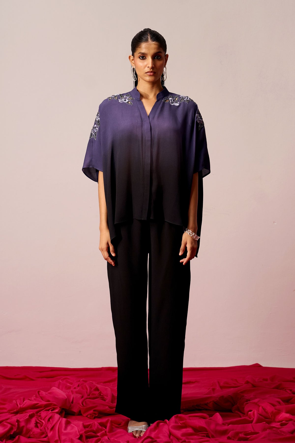 Ash Onyx Kaftan Set