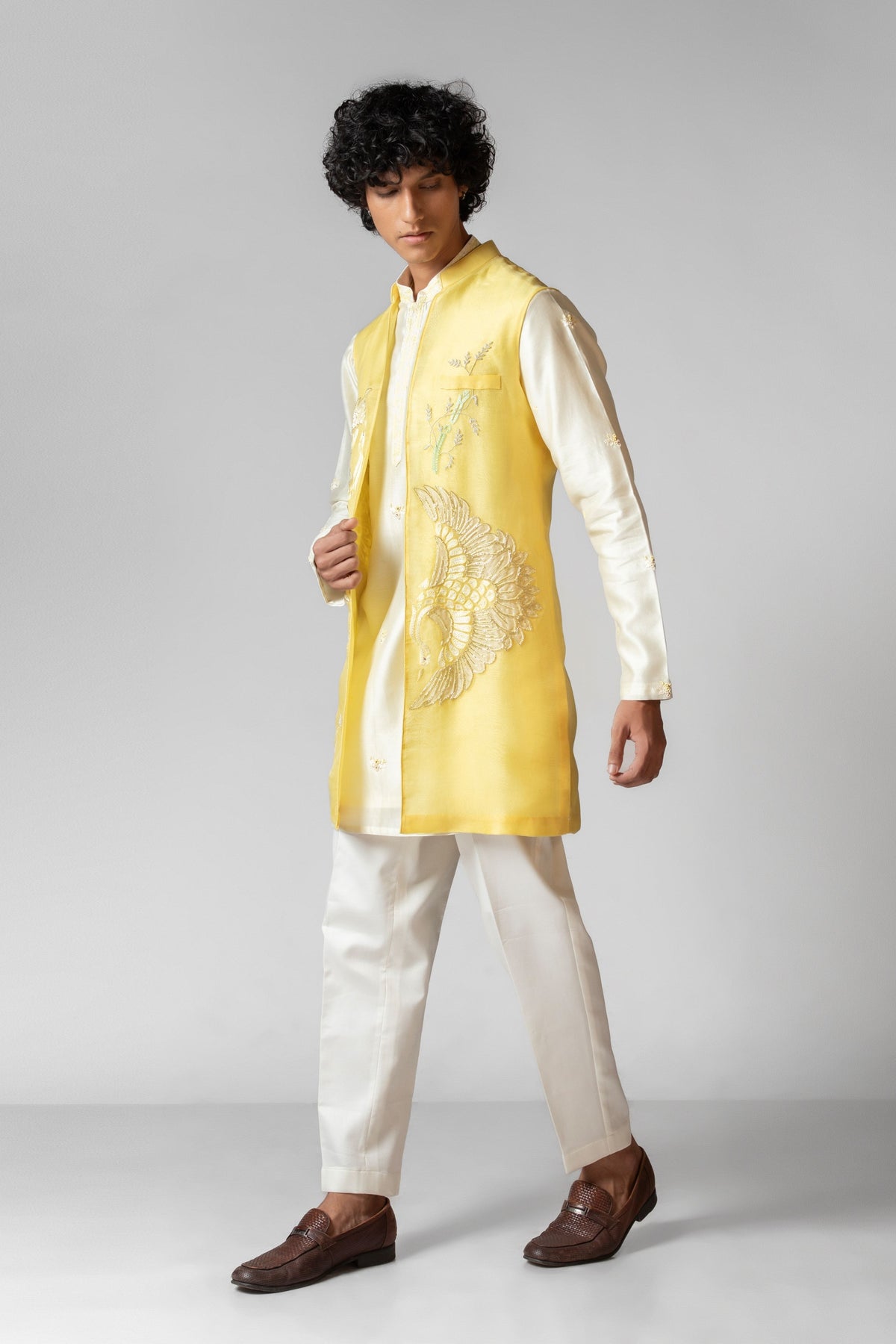 Flying Birds Kurta Set