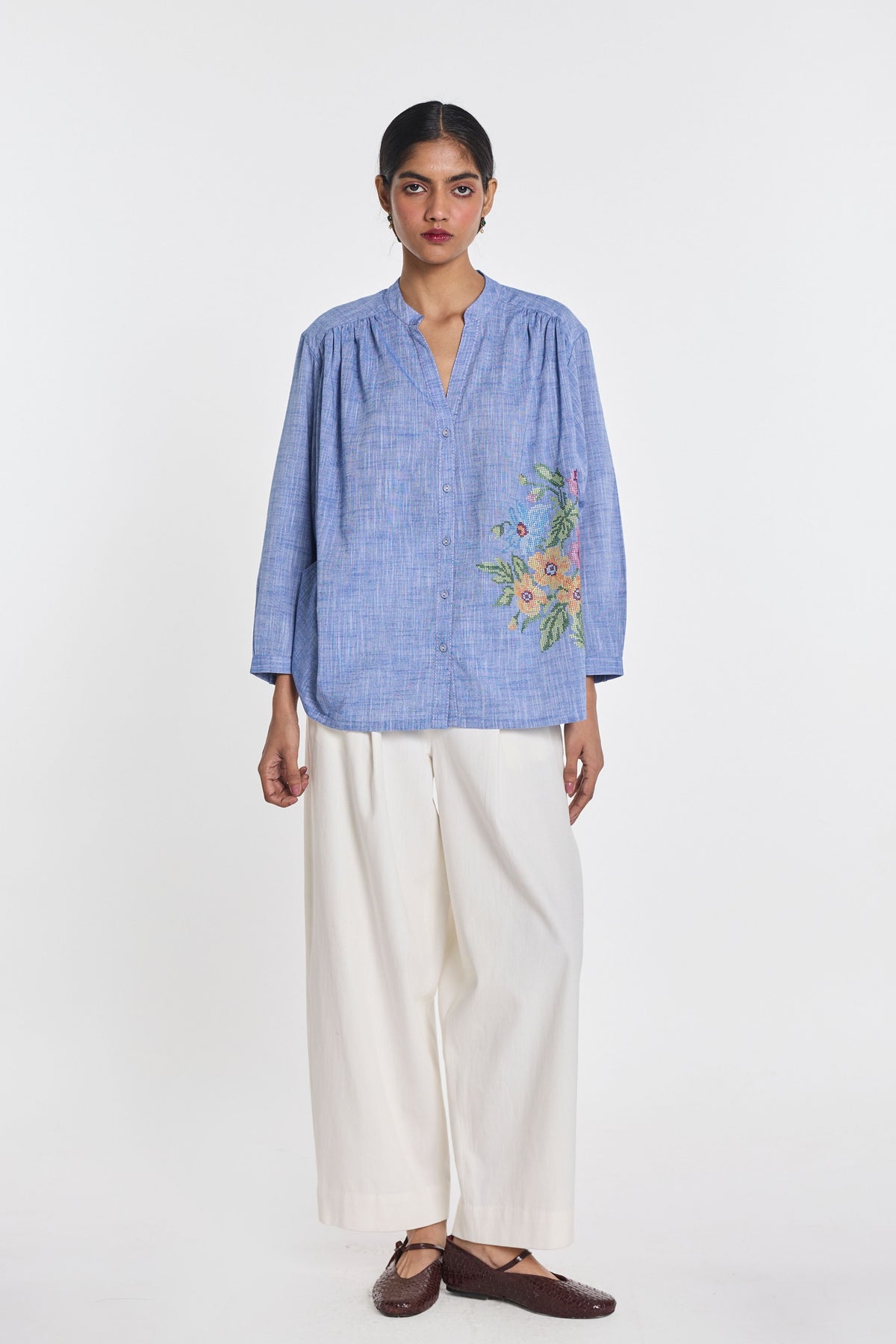 Celandine Embroidered Shirt
