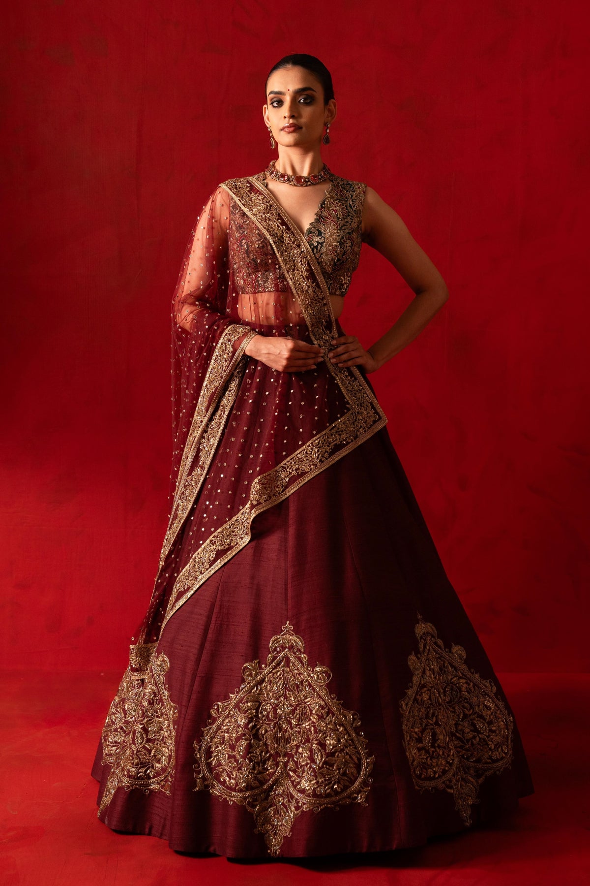 Manjari Lehenga Set