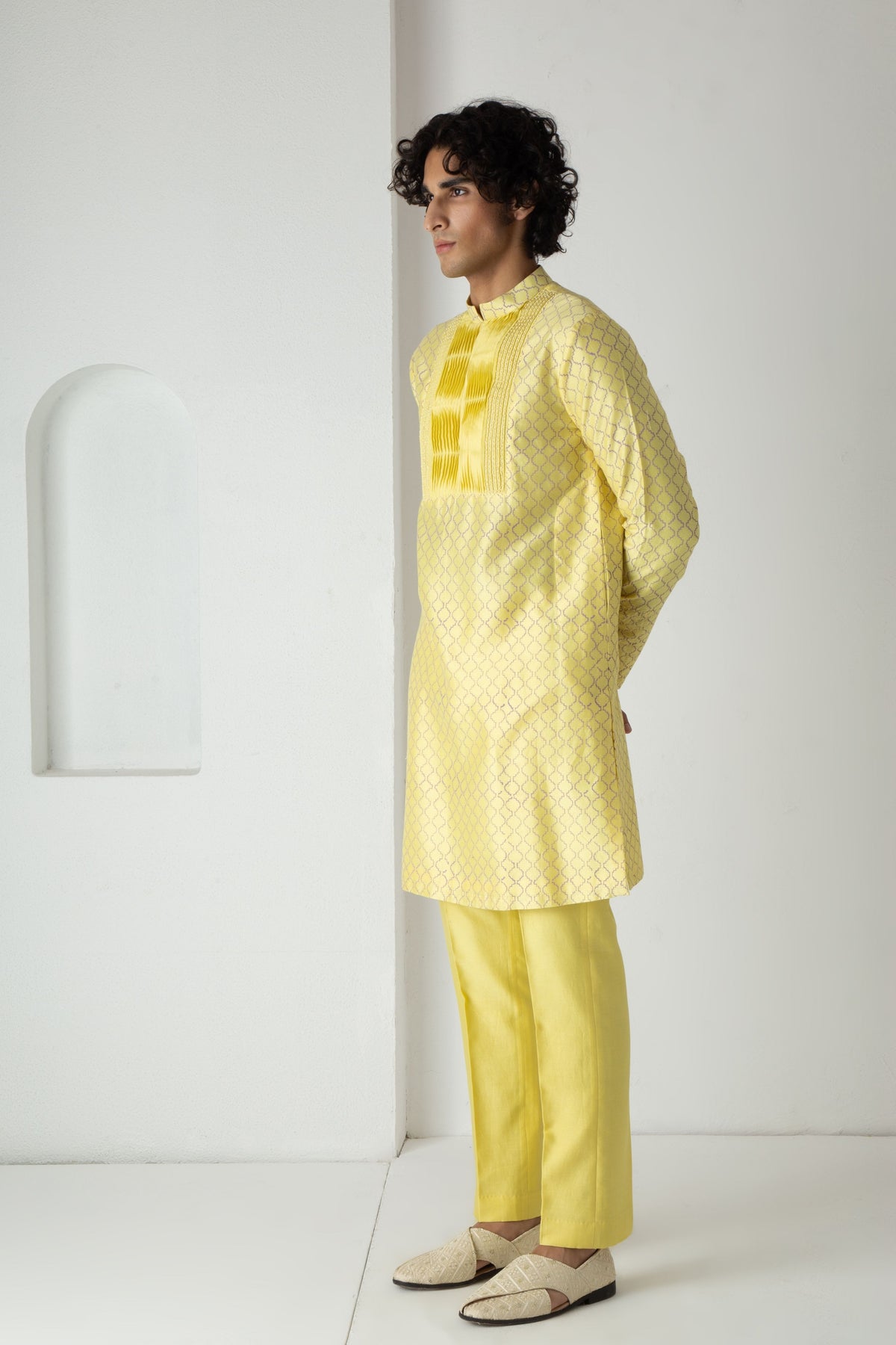 Yellow Elion Kurta Set