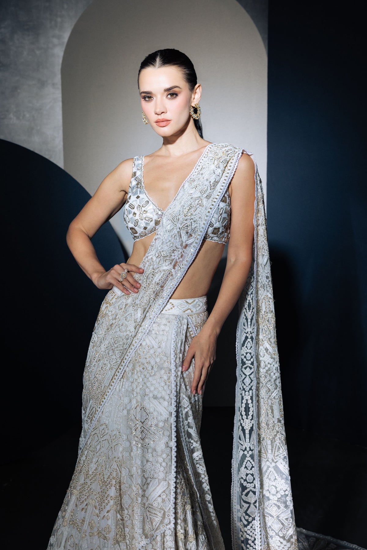 Eviaa Lehenga Saree Set