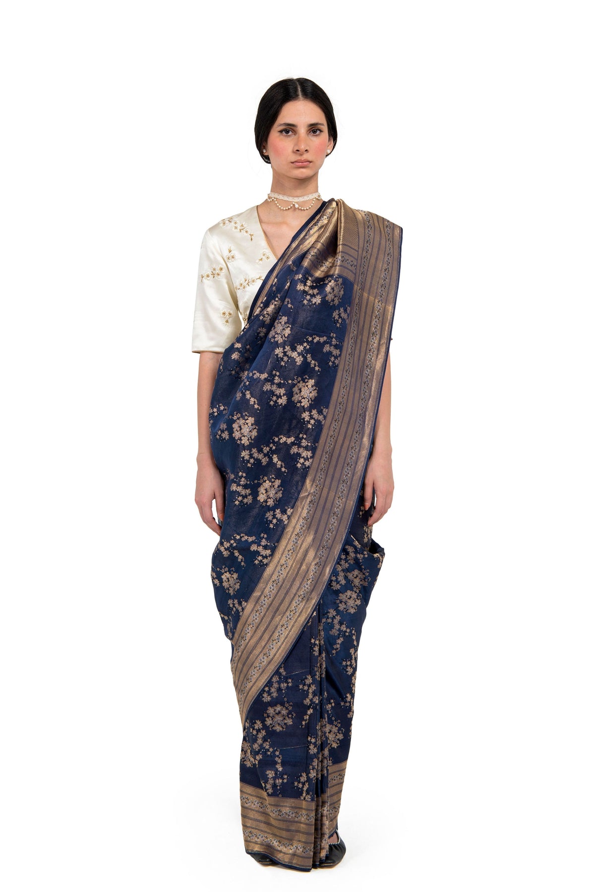 Niwa Indigo Saree