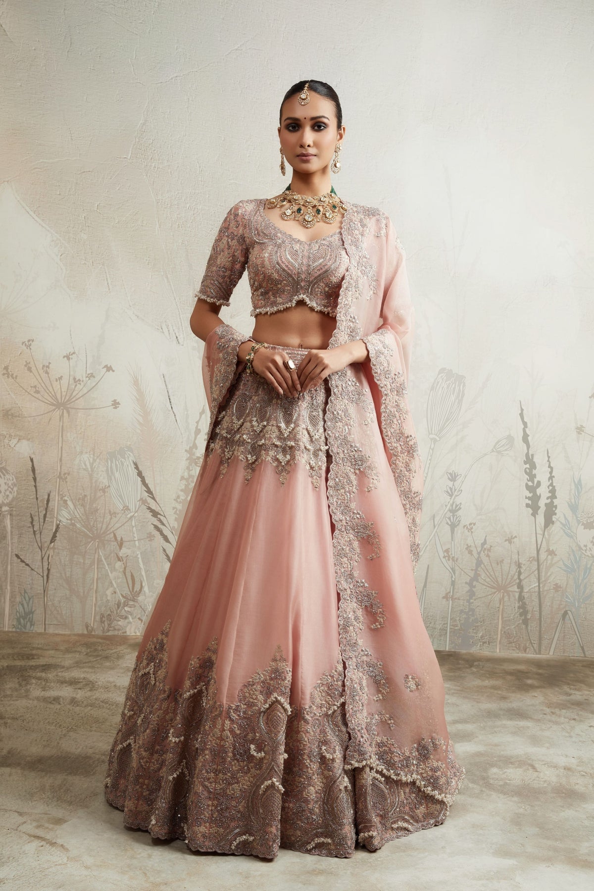 Flamingo Maal Lehanga Set