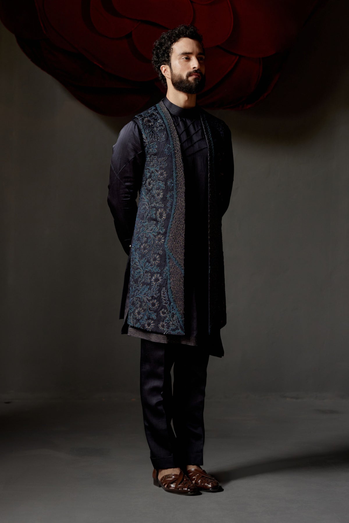 Midnight Wane Kurta Set