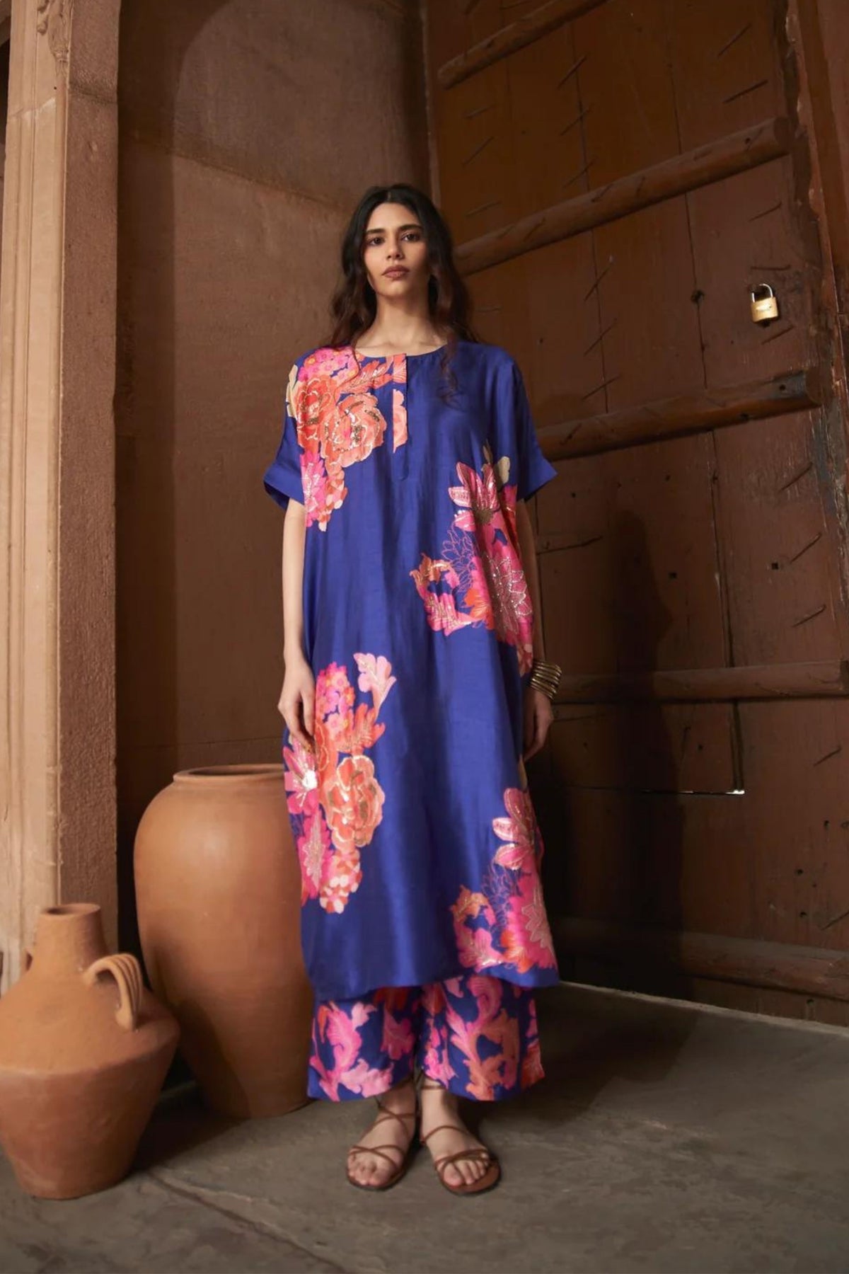 Blue Moroccan Oversize Set