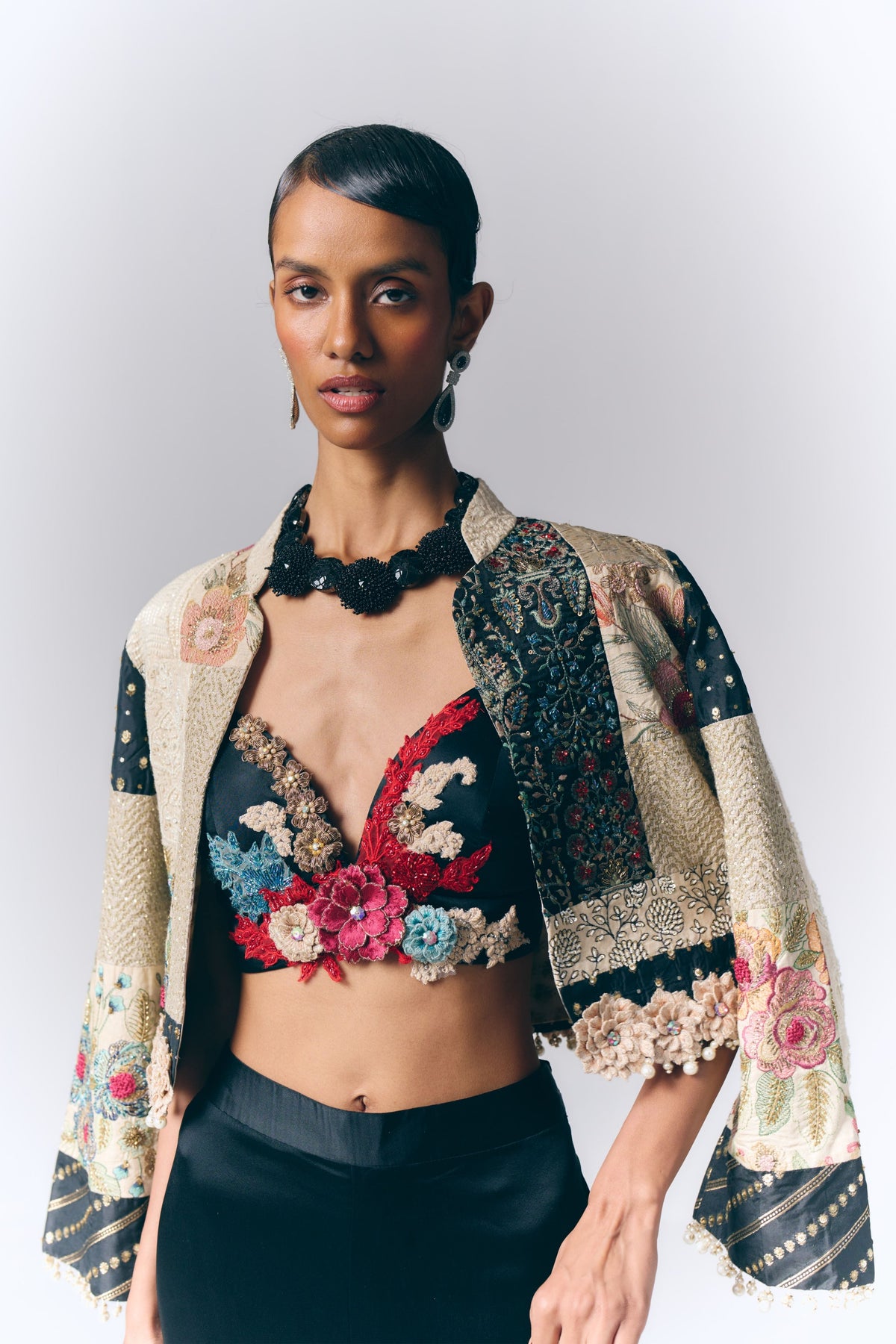 Patchwork Co-Ord Jacket Set