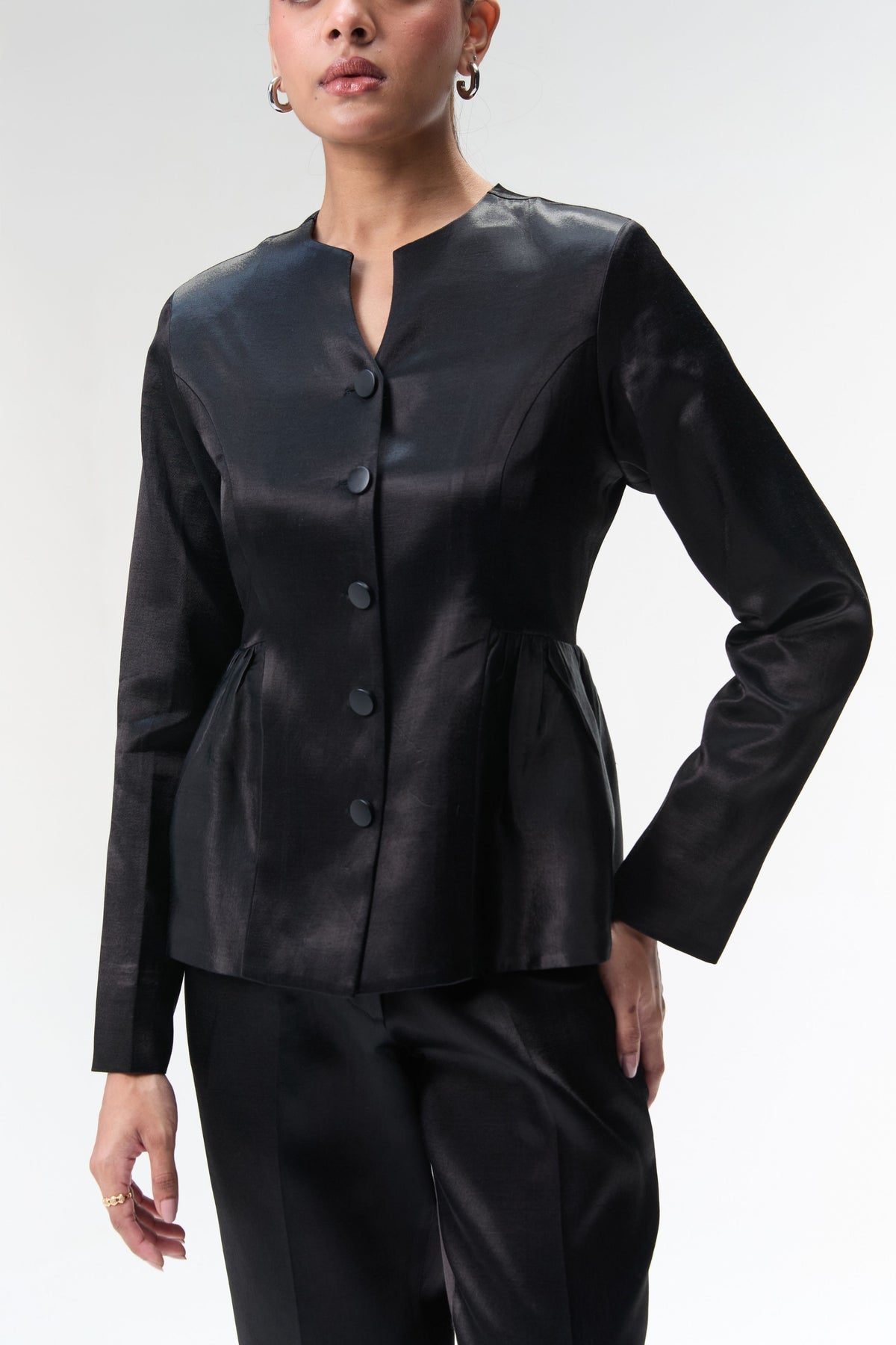 Black Peplum Jacket