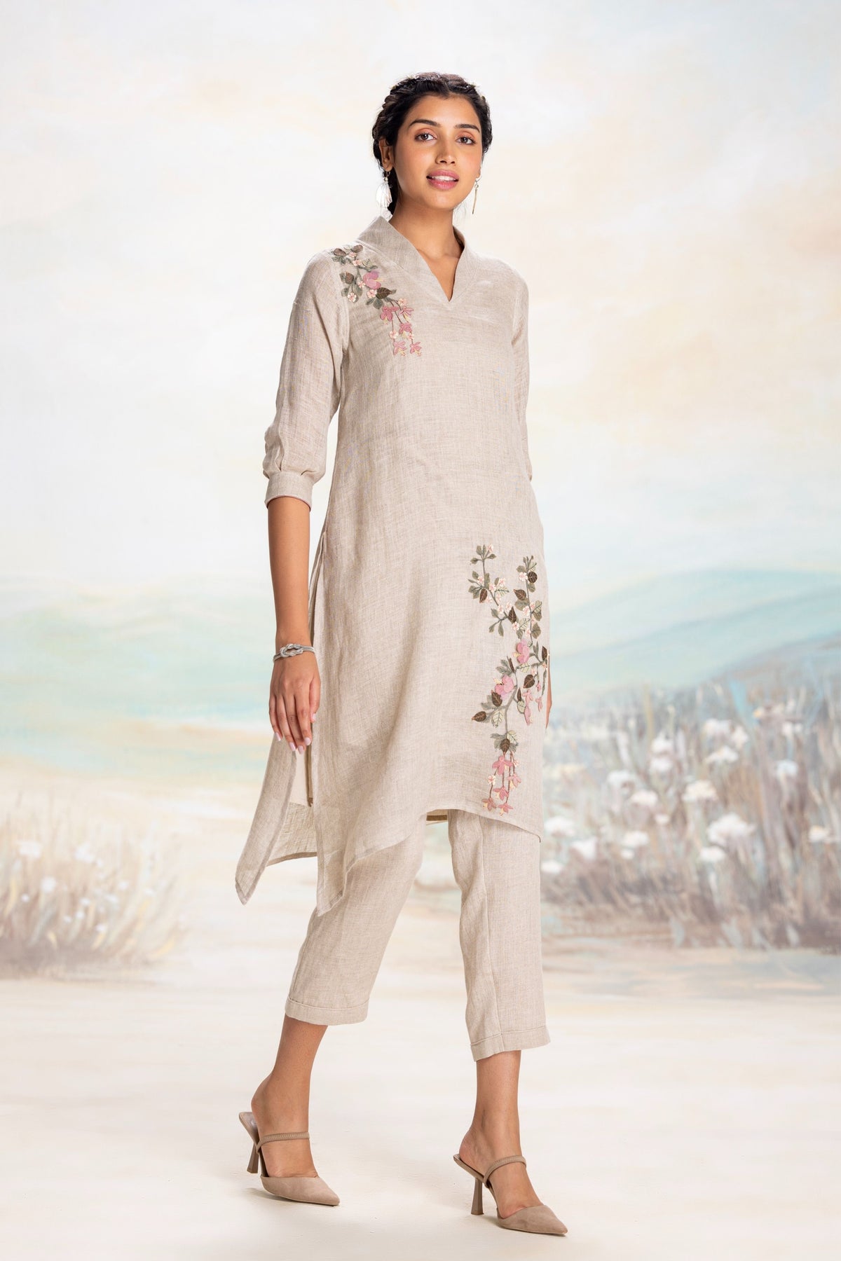 Tsukiyama Fly Free Tunic Set