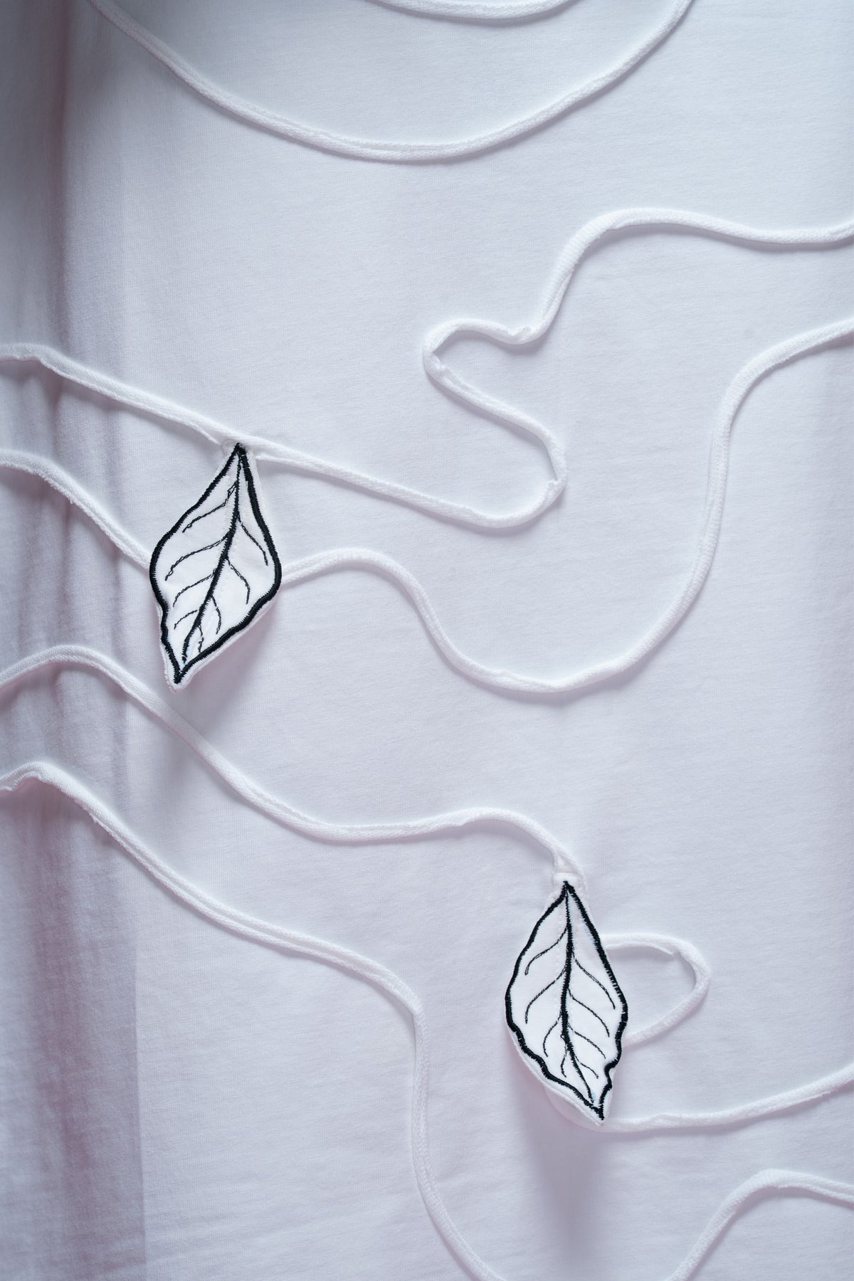 White Stemline Column Dress