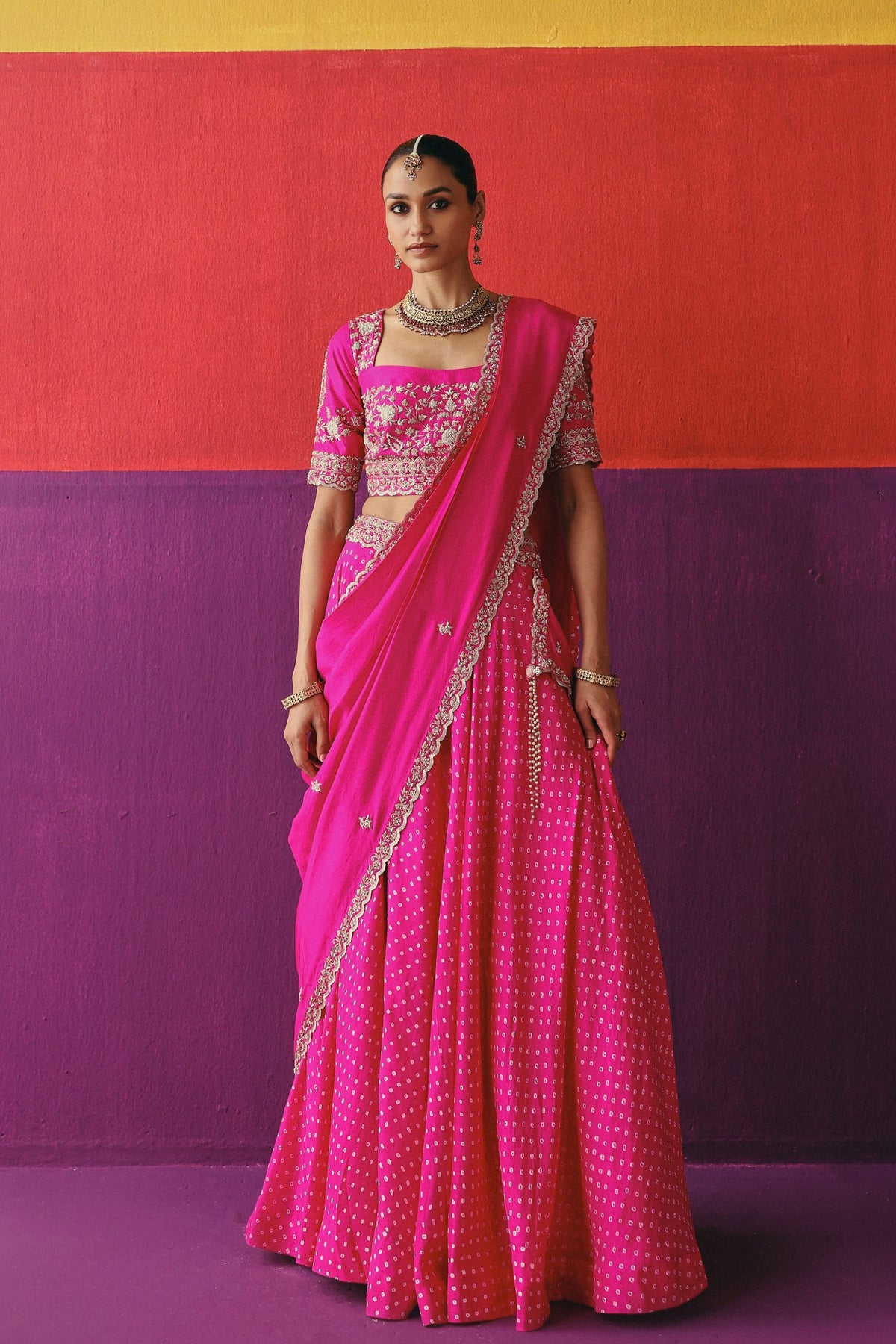 Jhoom Lehenga Set