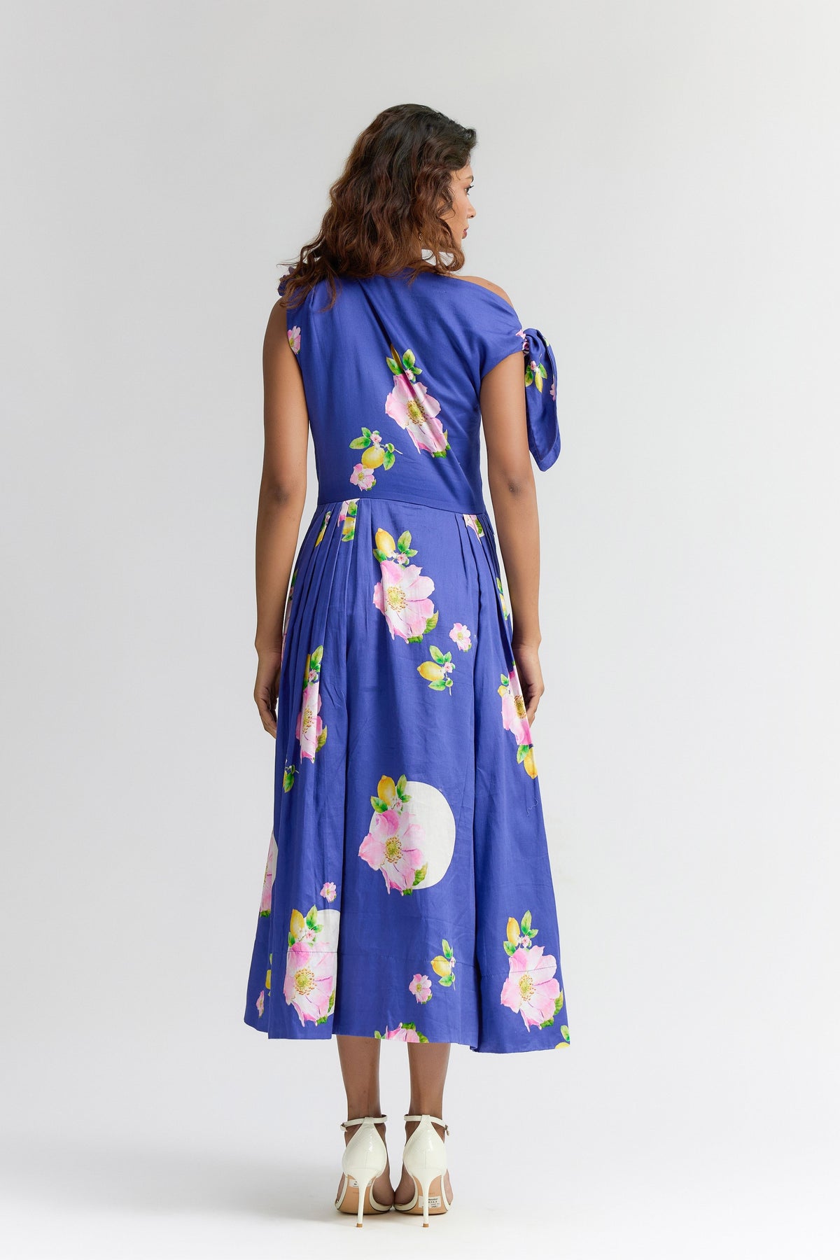 Ellectric Blue Diza Midi Dress