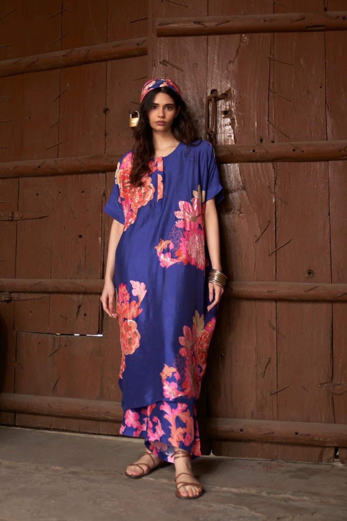 Blue Moroccan Oversize Set