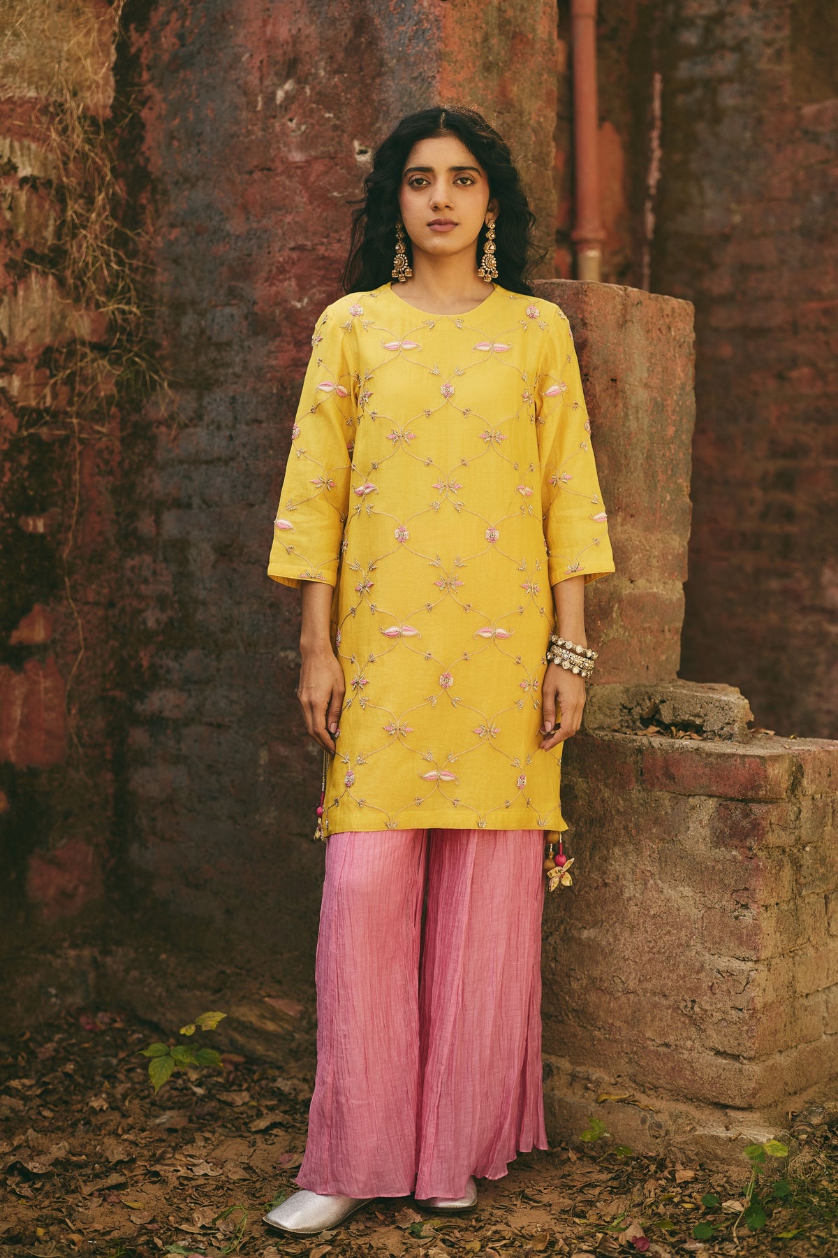Roshni Nazreen Kurta and Sharara