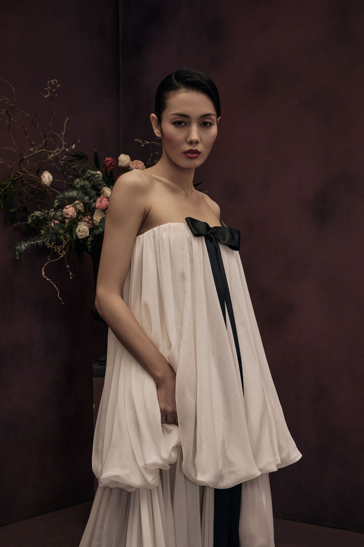 Strapless Balloon Gown
