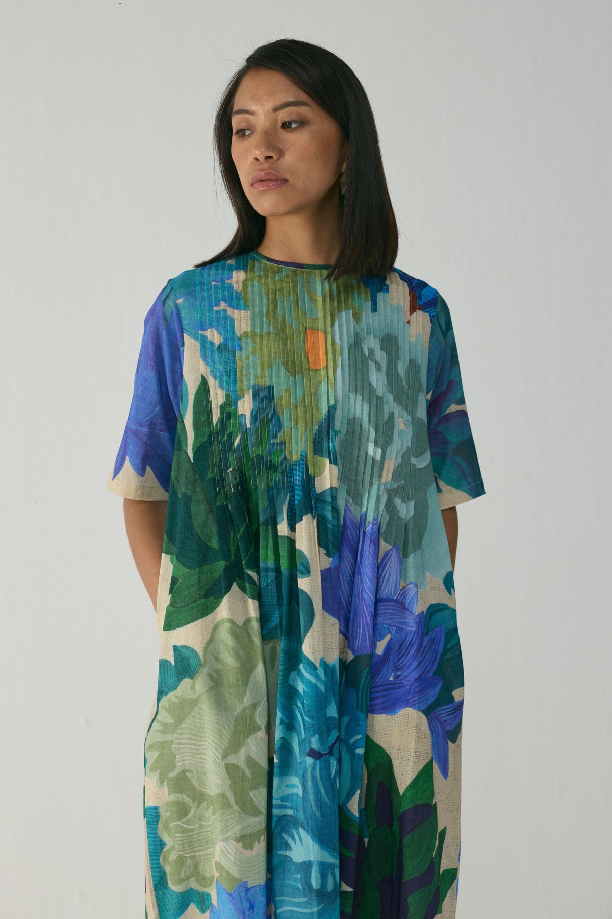 Garden Party Pintucks Dress