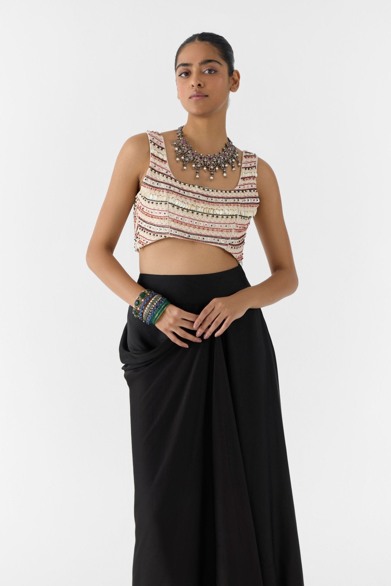 Vintage Lace Co - ord Set - Studio Rigu - Elahe