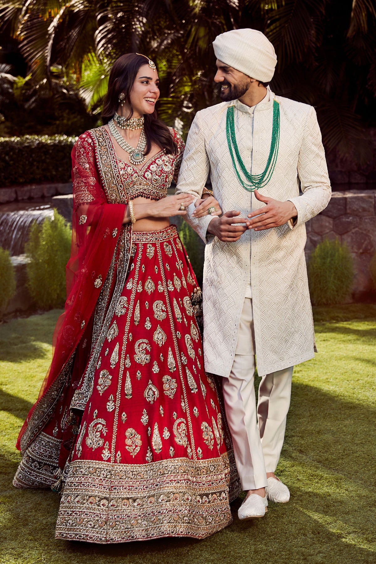 Naima Red Lehenga Set