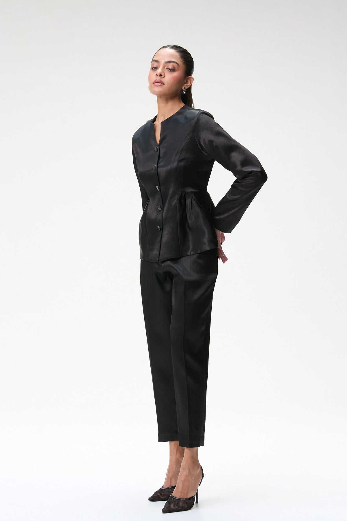 Black Peplum Jacket